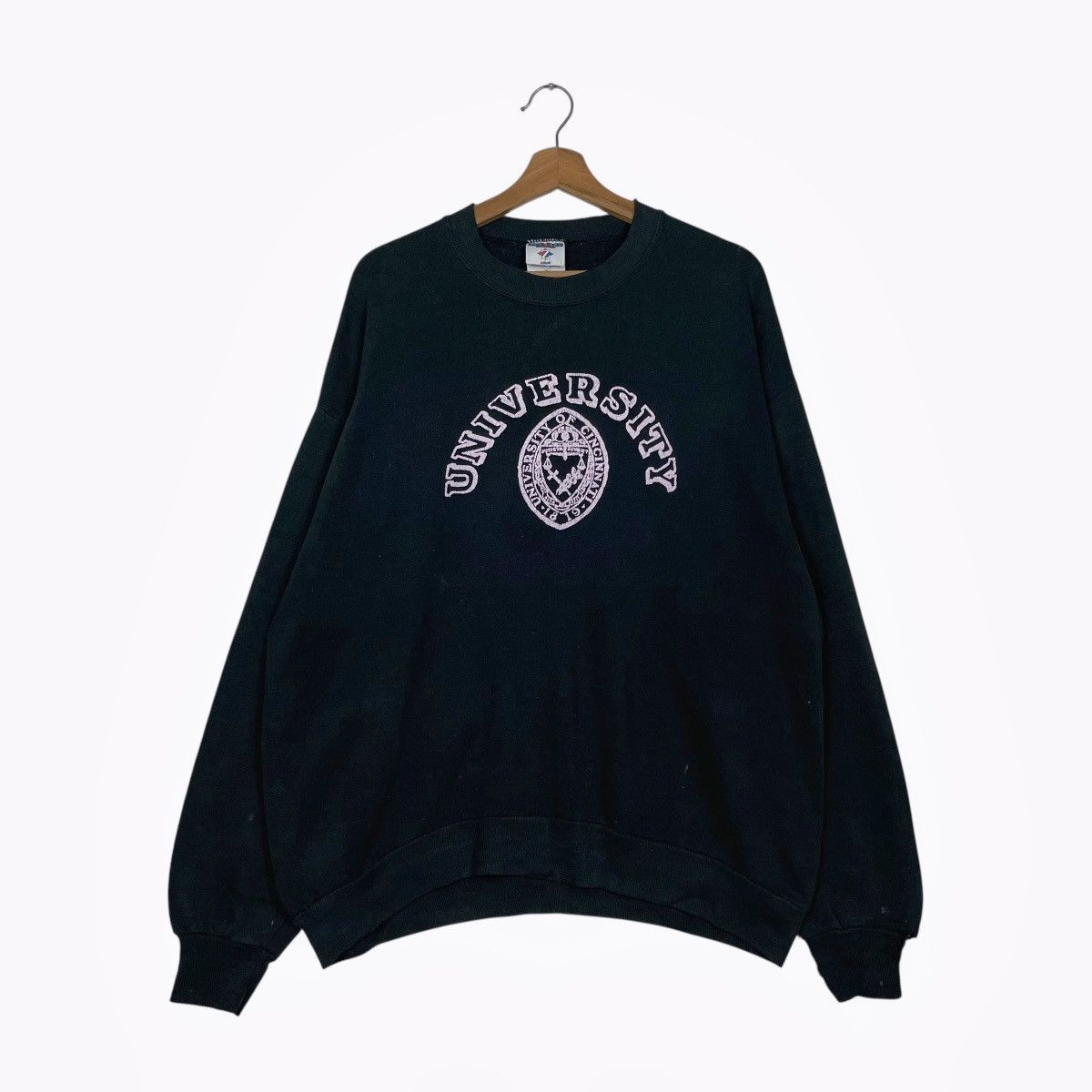 Vintage Vtg 90s University of Cincinnati Crewneck Sweatshirt Size US XL / EU 56 / 4 - 1 Thumbnail