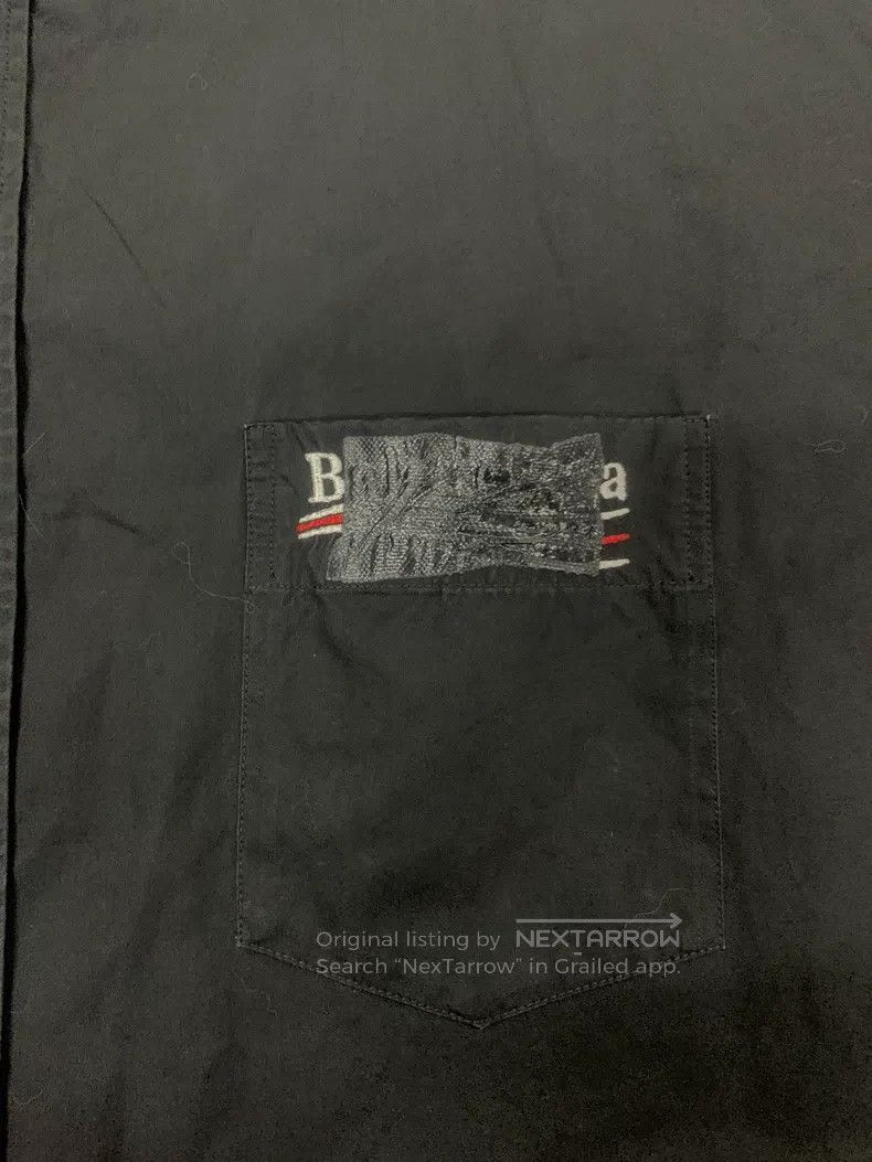 Balenciaga Balenciaga Plain button long-sleeve shirt, men's, black Size XS / US 0-2 / IT 36-38 - 3 Thumbnail