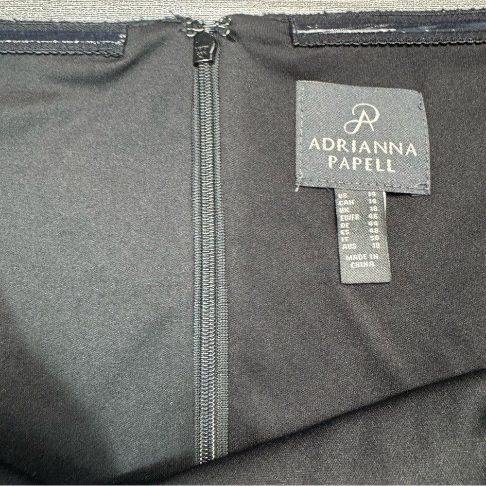 Adrianna Papell NWT New $169 Adrianna Papell Metallic Boucle Combo Black Dr Size XL / US 12-14 / IT 48-50 - 6 Thumbnail