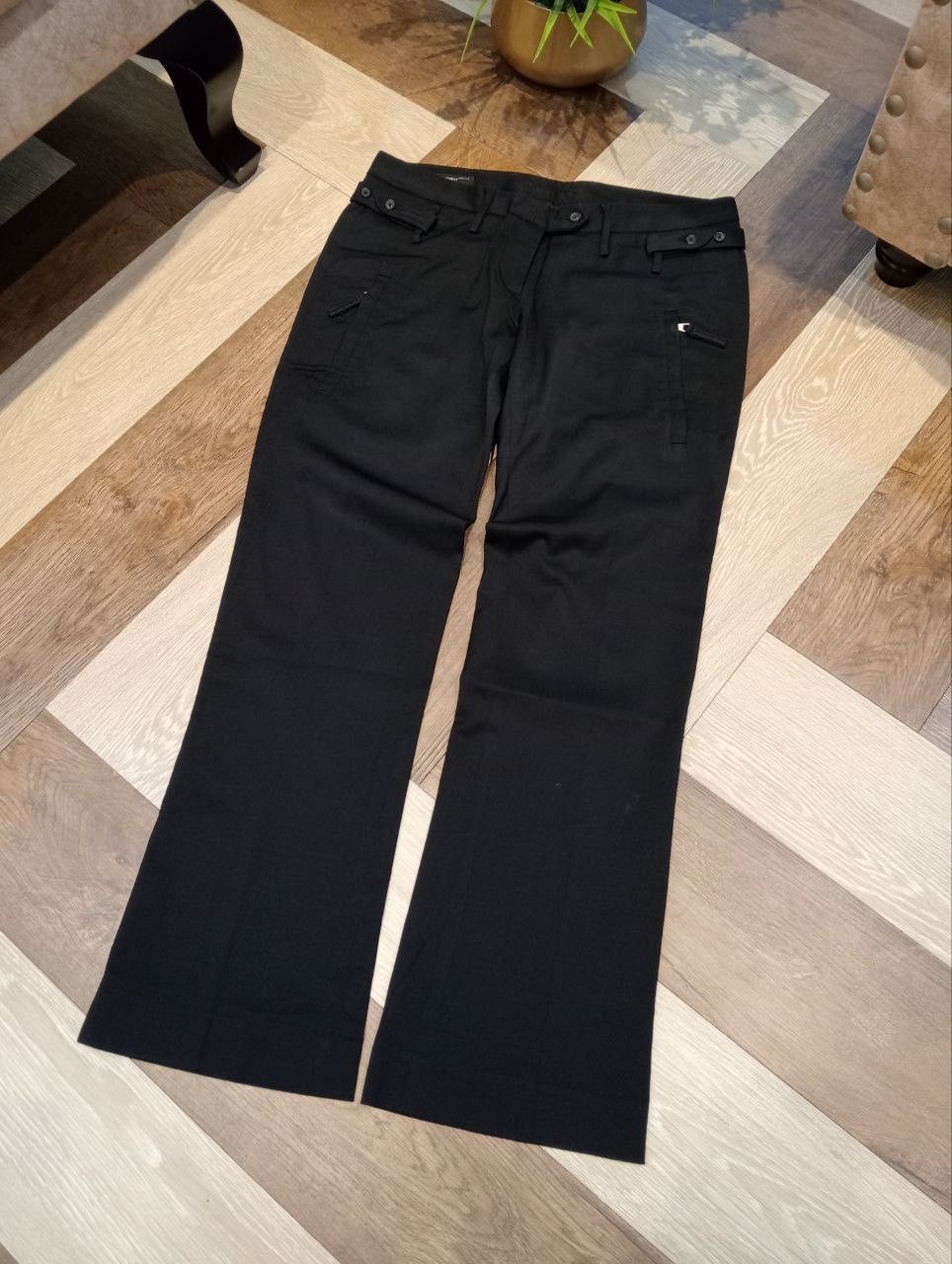 Neil Barrett NEIL BARRETT BLACK WOMEN SUIT TROUSER PANTS Size 32" / US 10 / IT 46 - 2 Thumbnail