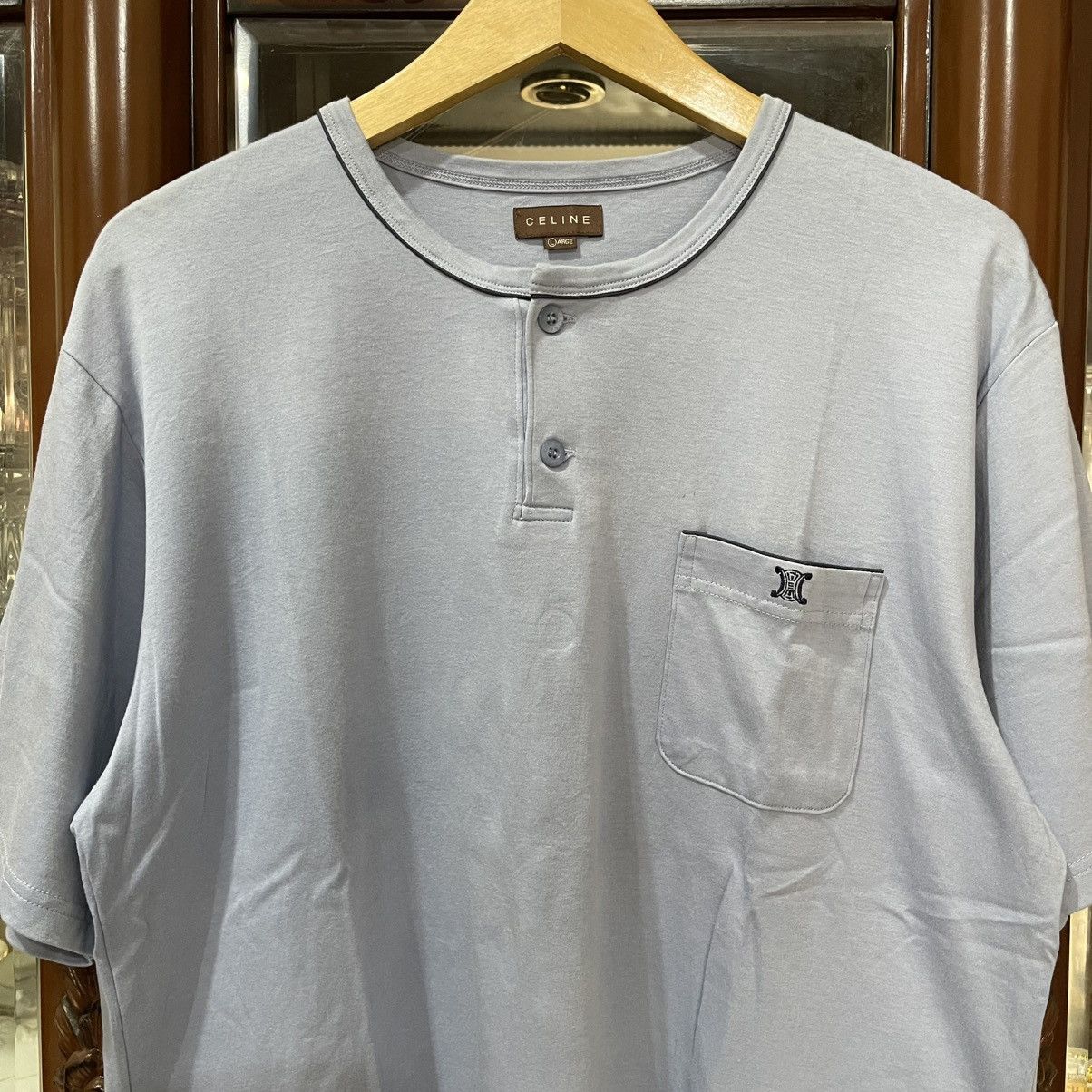 Celine Vintage celine pocket tee Size US L / EU 52-54 / 3 - 2 Thumbnail