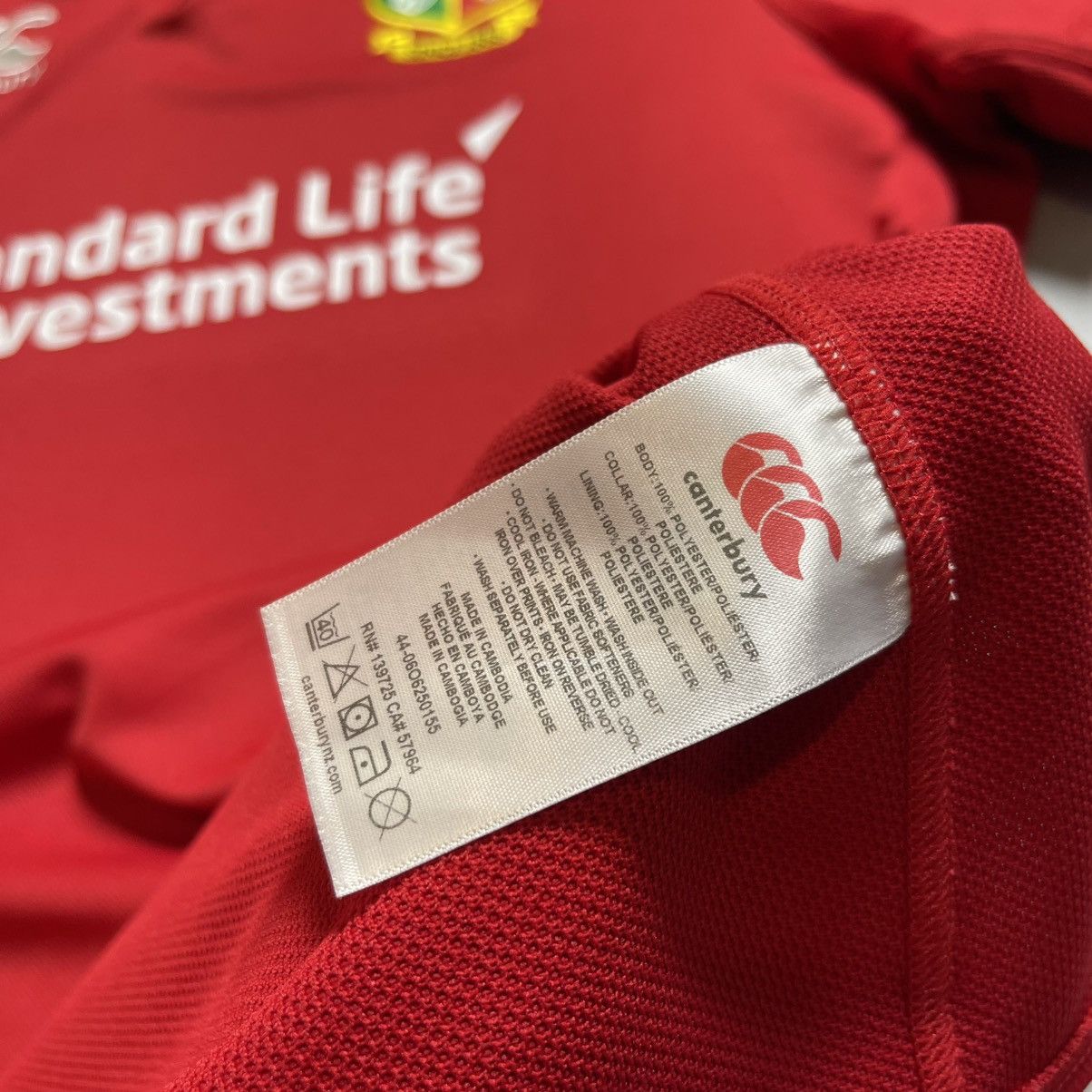 Canterbury of New Zealand × Vintage NWT 2017 BRITISH AND IRISH LIONS RUGBY JERSEY Size US XXL / EU 58 / 5 - 13 Thumbnail