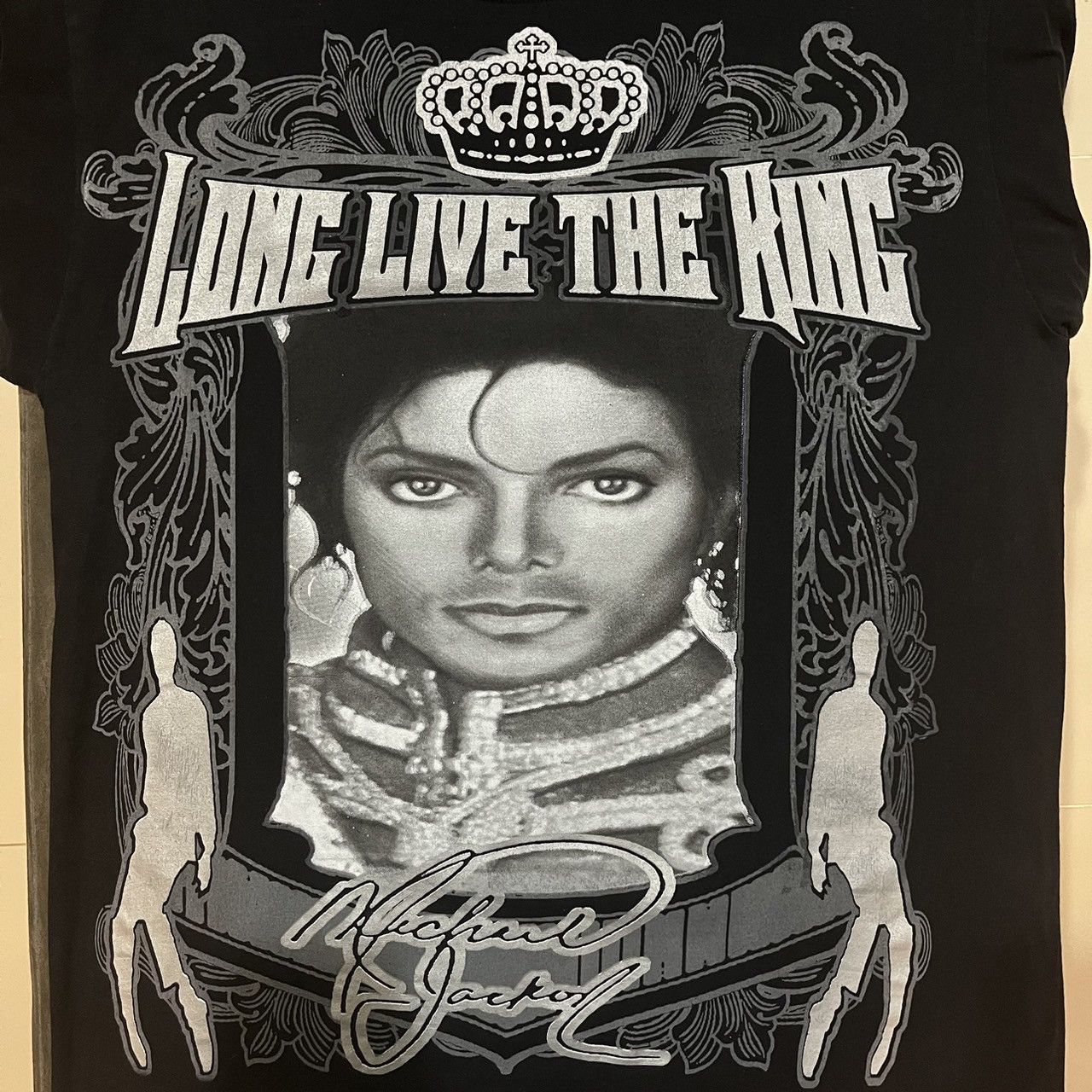 Vintage Vintage Michael Jackson T Shirt Size US XL / EU 56 / 4 - 2 Thumbnail