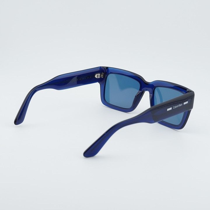 Calvin Klein Calvin Klein CK23538S 400 Sunglasses Blue Square Frame Size ONE SIZE - 7 Thumbnail