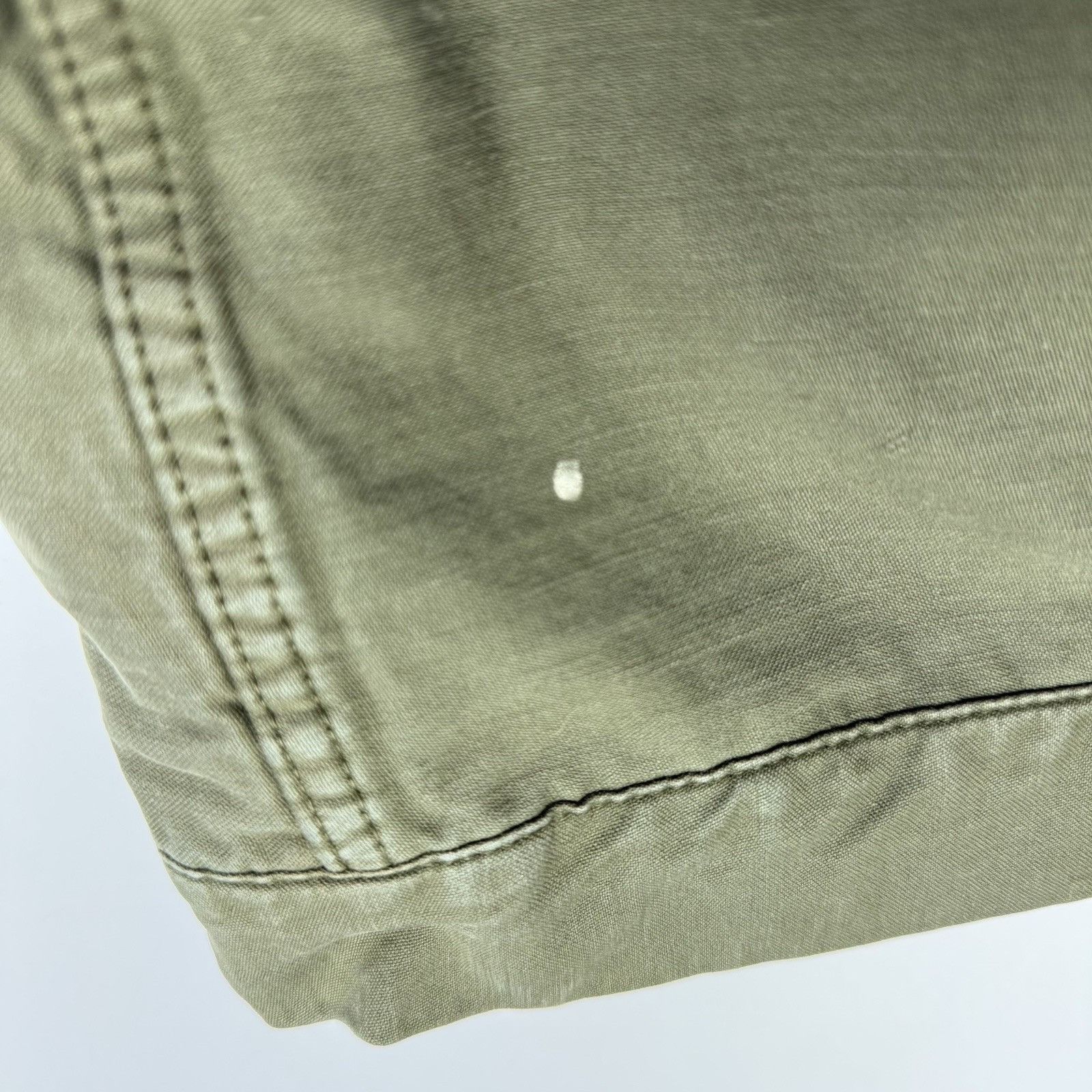 Vintage Vintage Military Slant Pocket Jacket Mens Large Green Seynte Size US L / EU 52-54 / 3 - 10 Thumbnail