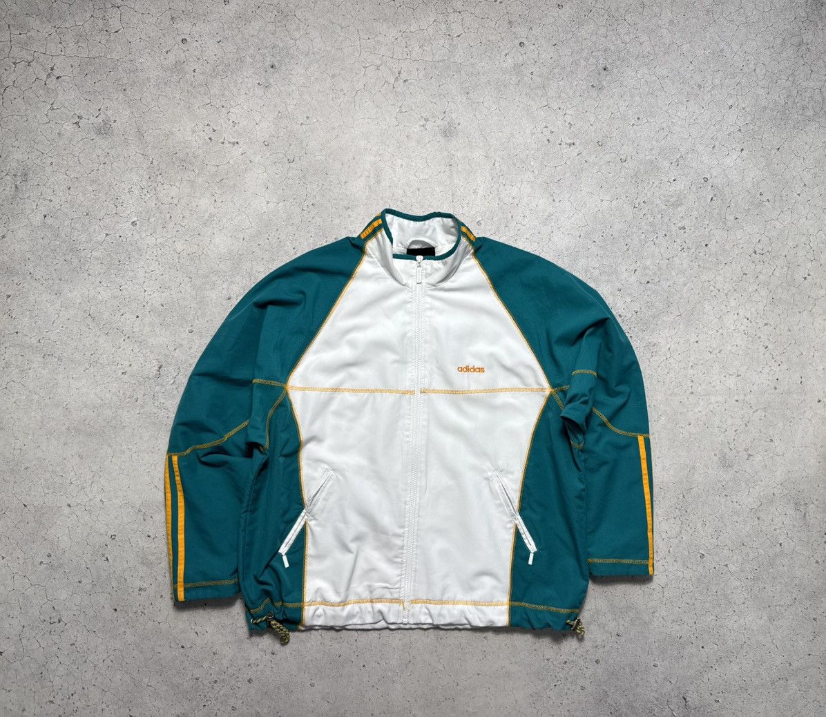 Adidas Adidas Vintage Nylon Light Full Zip Jacket Size US S / EU 44-46 / 1 - 1 Thumbnail