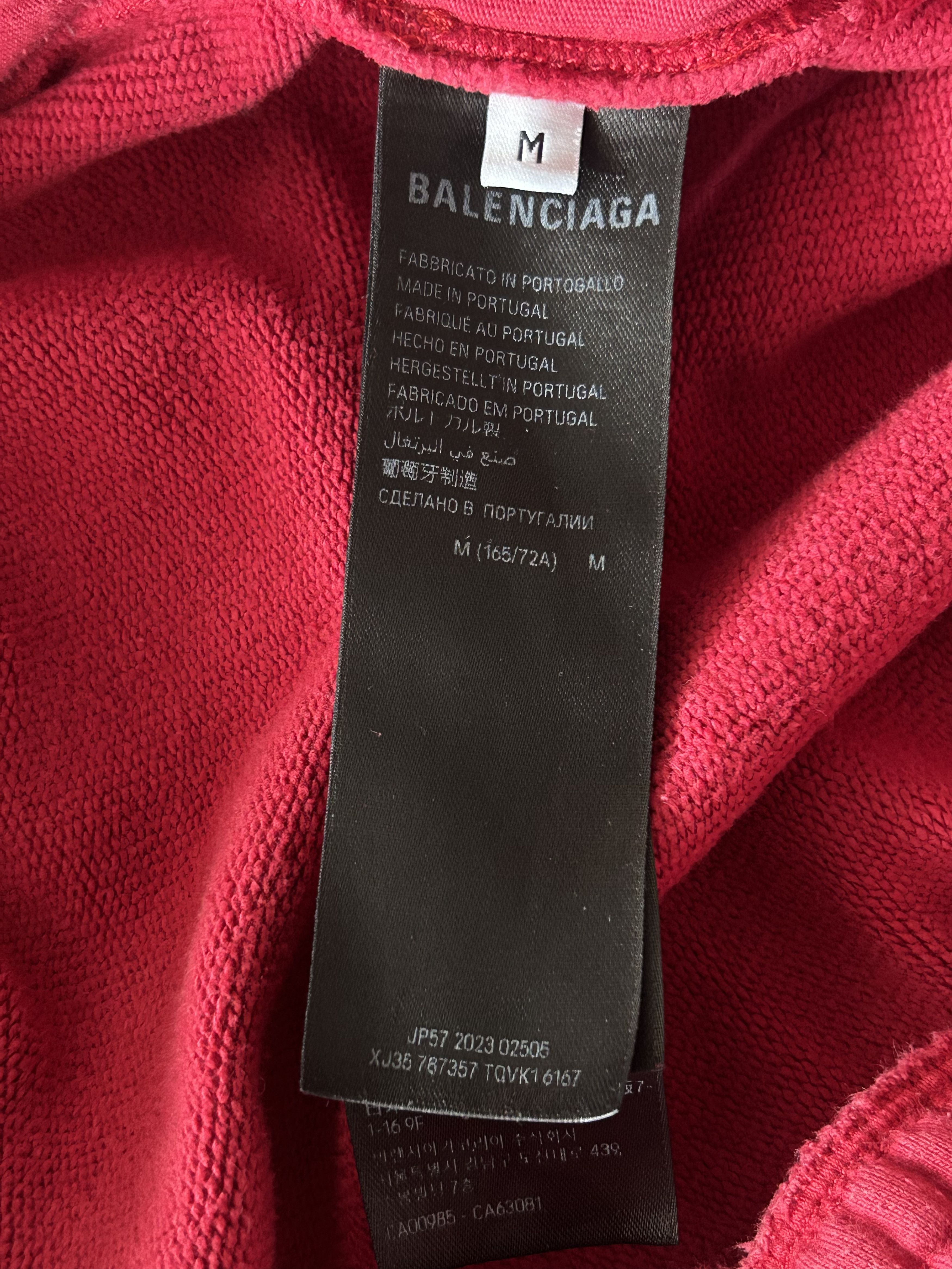 Balenciaga Balenciaga Red & Black Tattoo Print Oversized Sweatpants Size US 36 / EU 52 - 4 Thumbnail