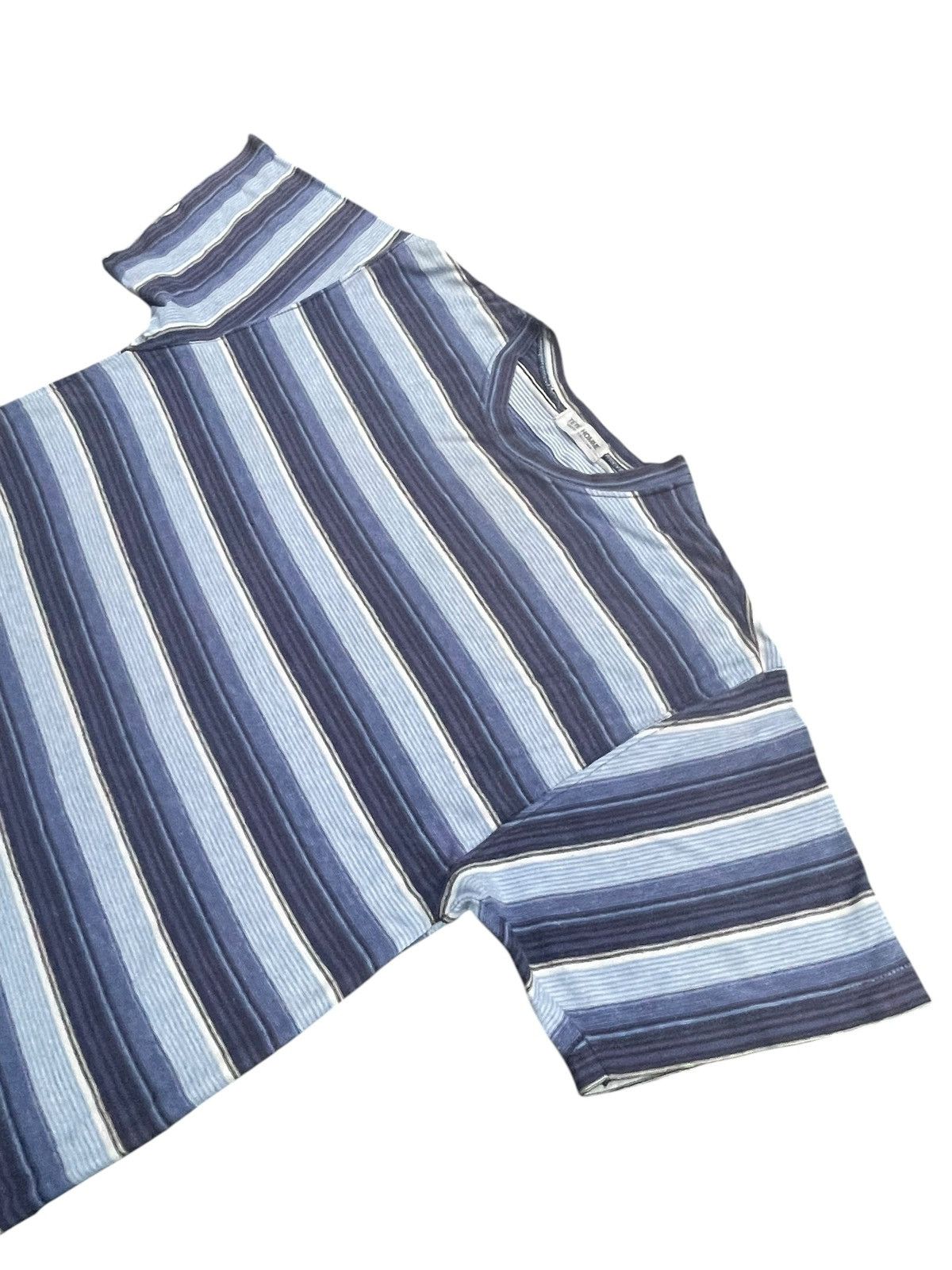 Japanese Brand × Tete Homme × Vintage Tete Homme Katoh Kazutaka Stripe Tee Size US M / EU 48-50 / 2 - 2 Thumbnail