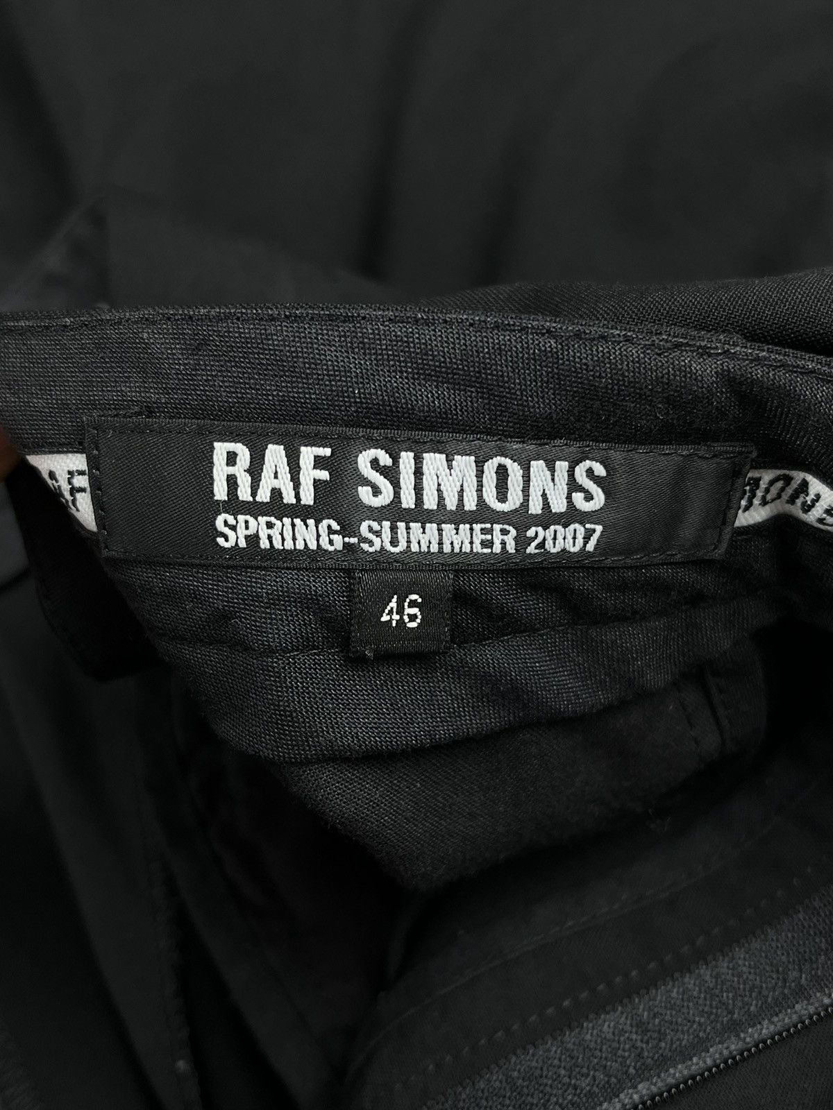Raf Simons SS07 Raf Simons Wool Cropped Suit Trousers Size US 30 / EU 46 - 6 Thumbnail