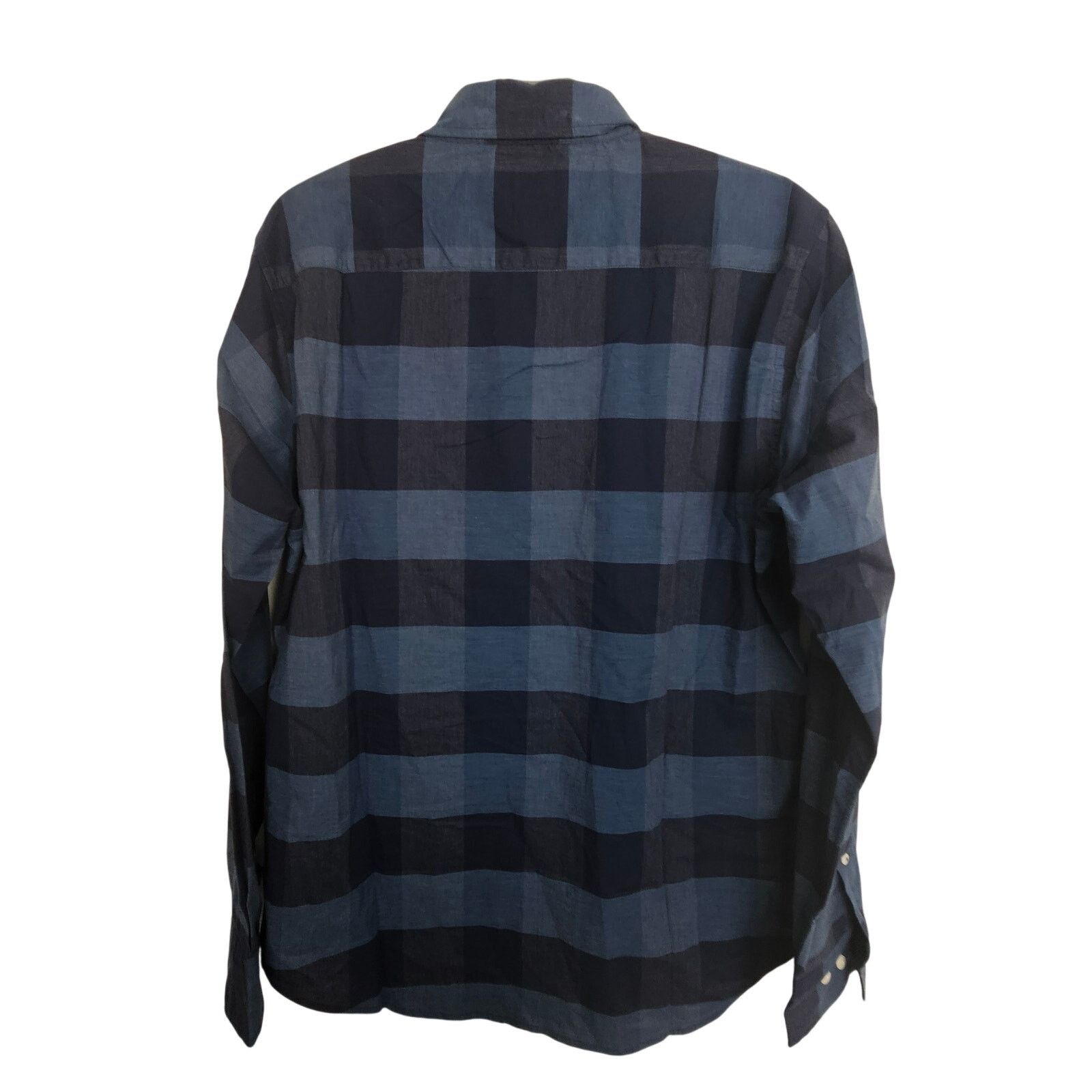 Bonobos Bonobos Shirt Blue Checker Long Sleeve Button Front Men L Size US L / EU 52-54 / 3 - 8 Thumbnail