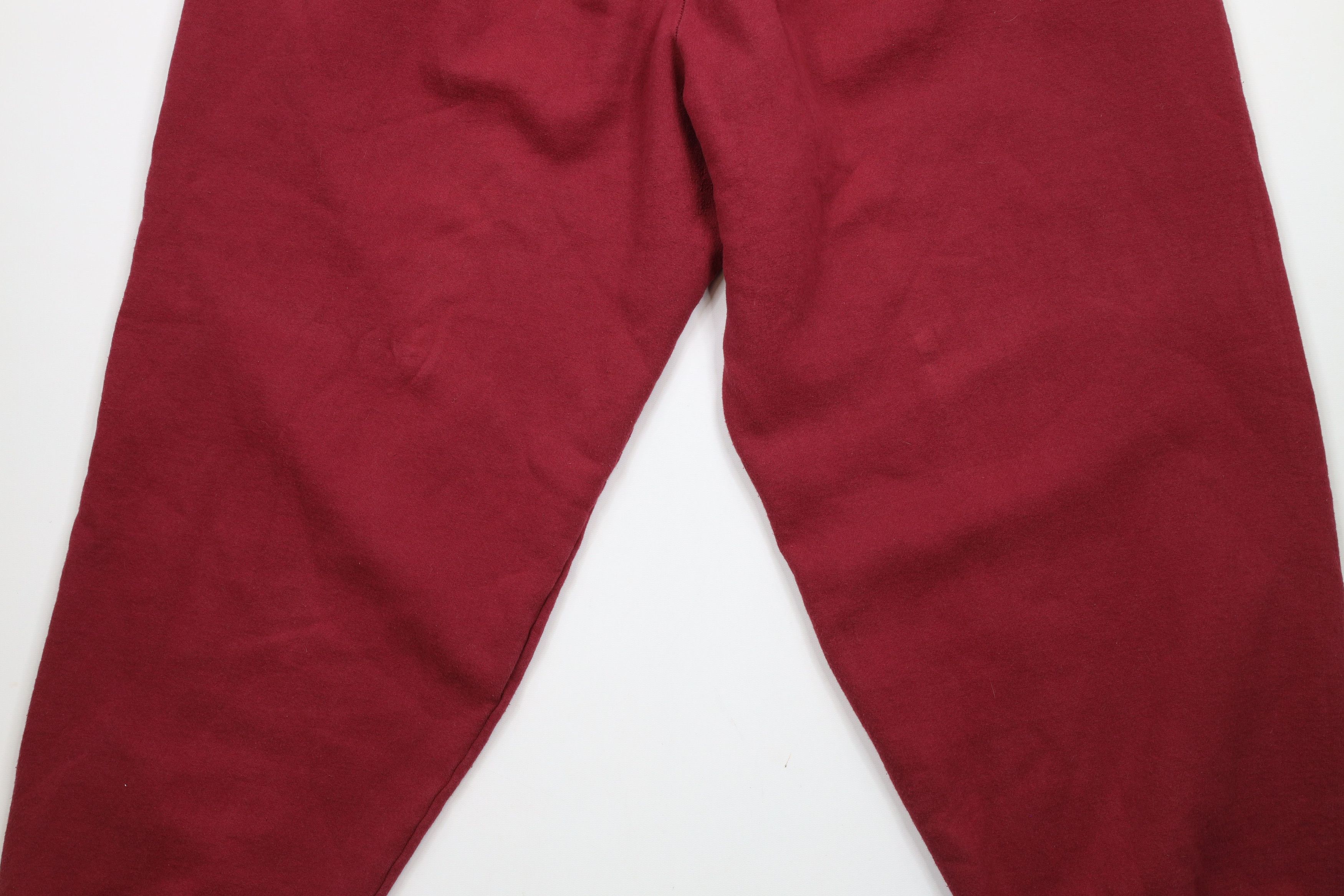 Starter × Vintage Vintage 90s Starter Heavyweight Sweatpants Joggers Red Size US 40 / EU 56 - 14 Thumbnail