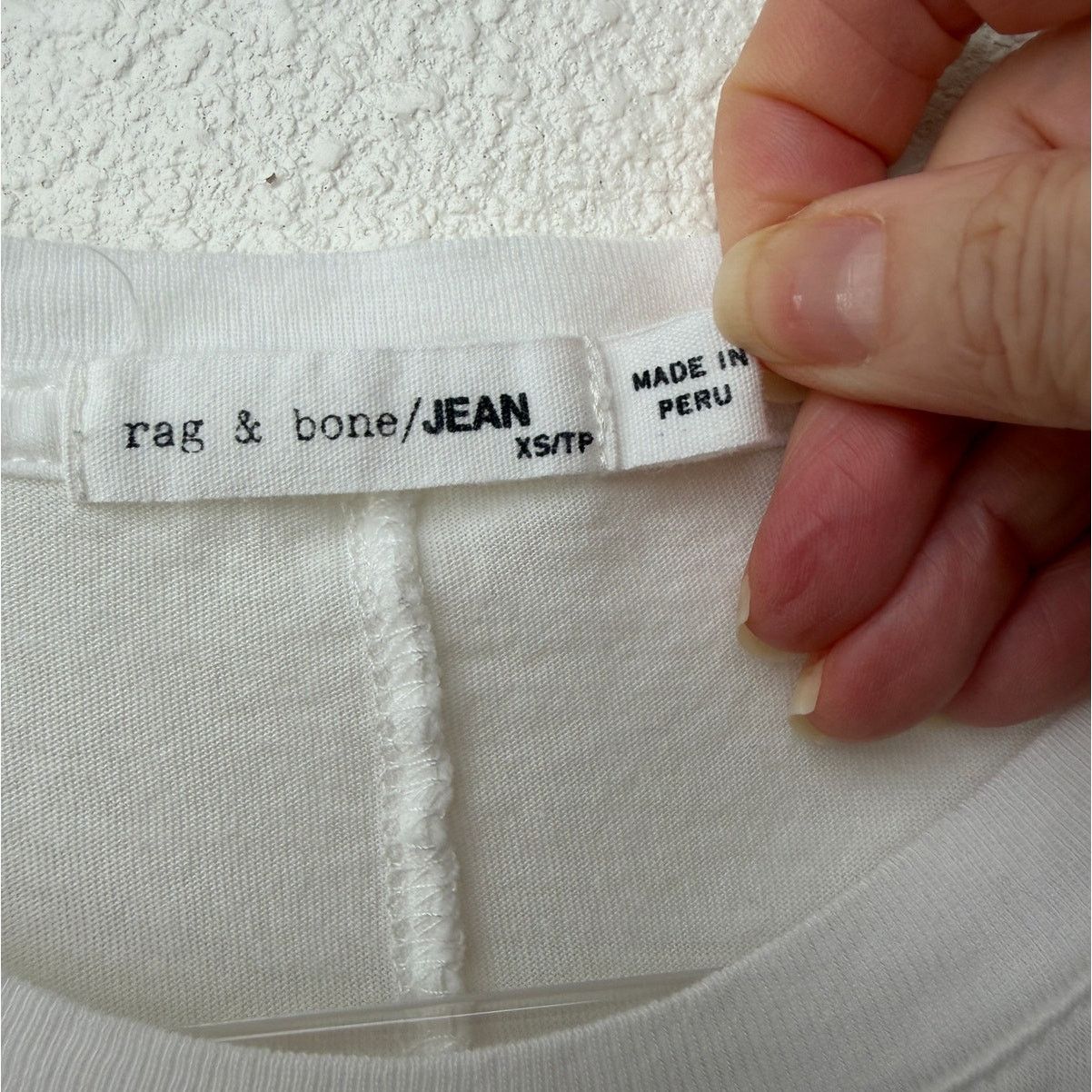 Rag & Bone Rag & Bone White Cotton T-shirt Size XS / US 0-2 / IT 36-38 - 9 Thumbnail