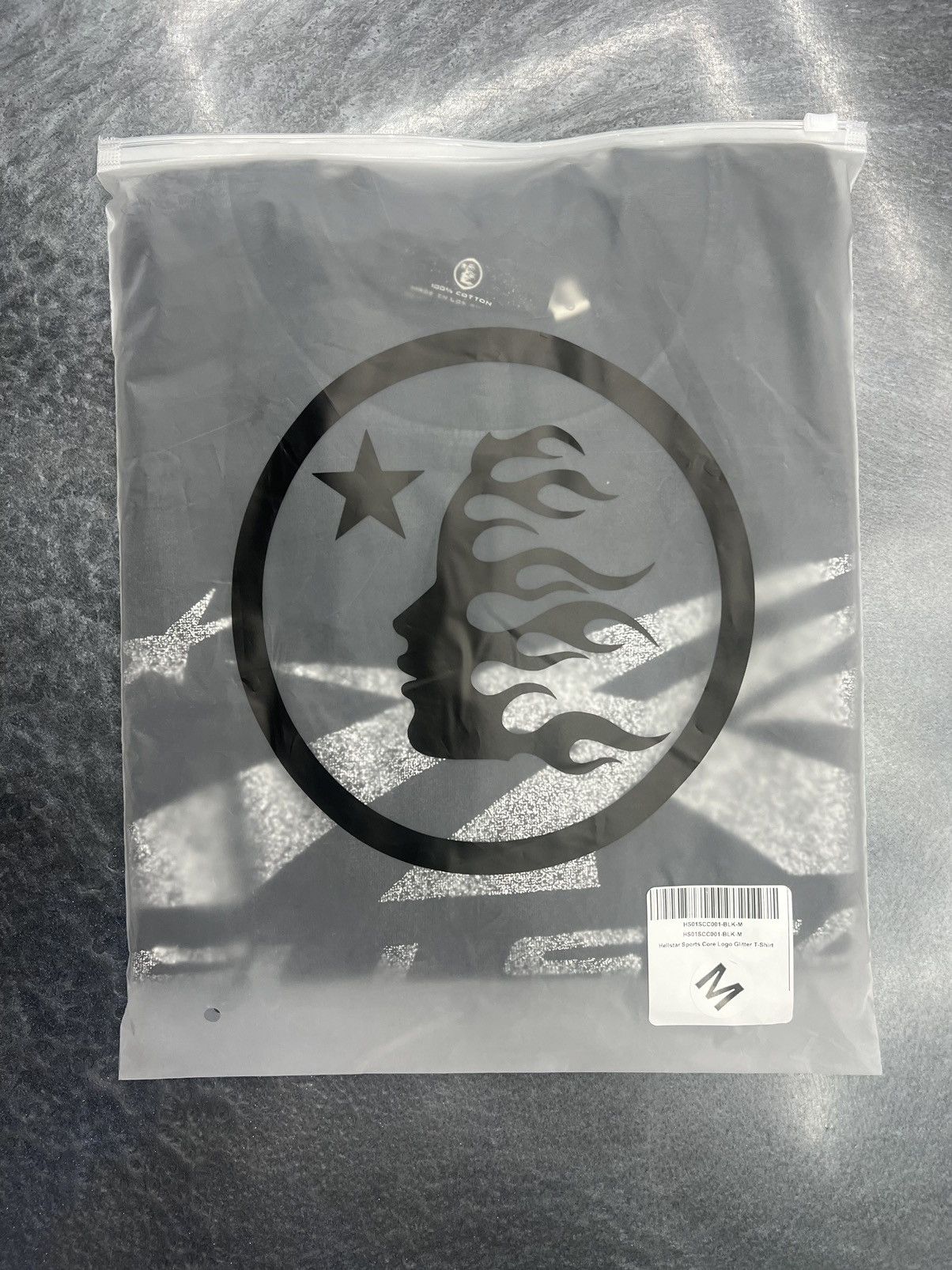 HELLSTAR Hellstar Sports Core Logo Glitter T-Shirt Size US M / EU 48-50 / 2 - 7 Thumbnail