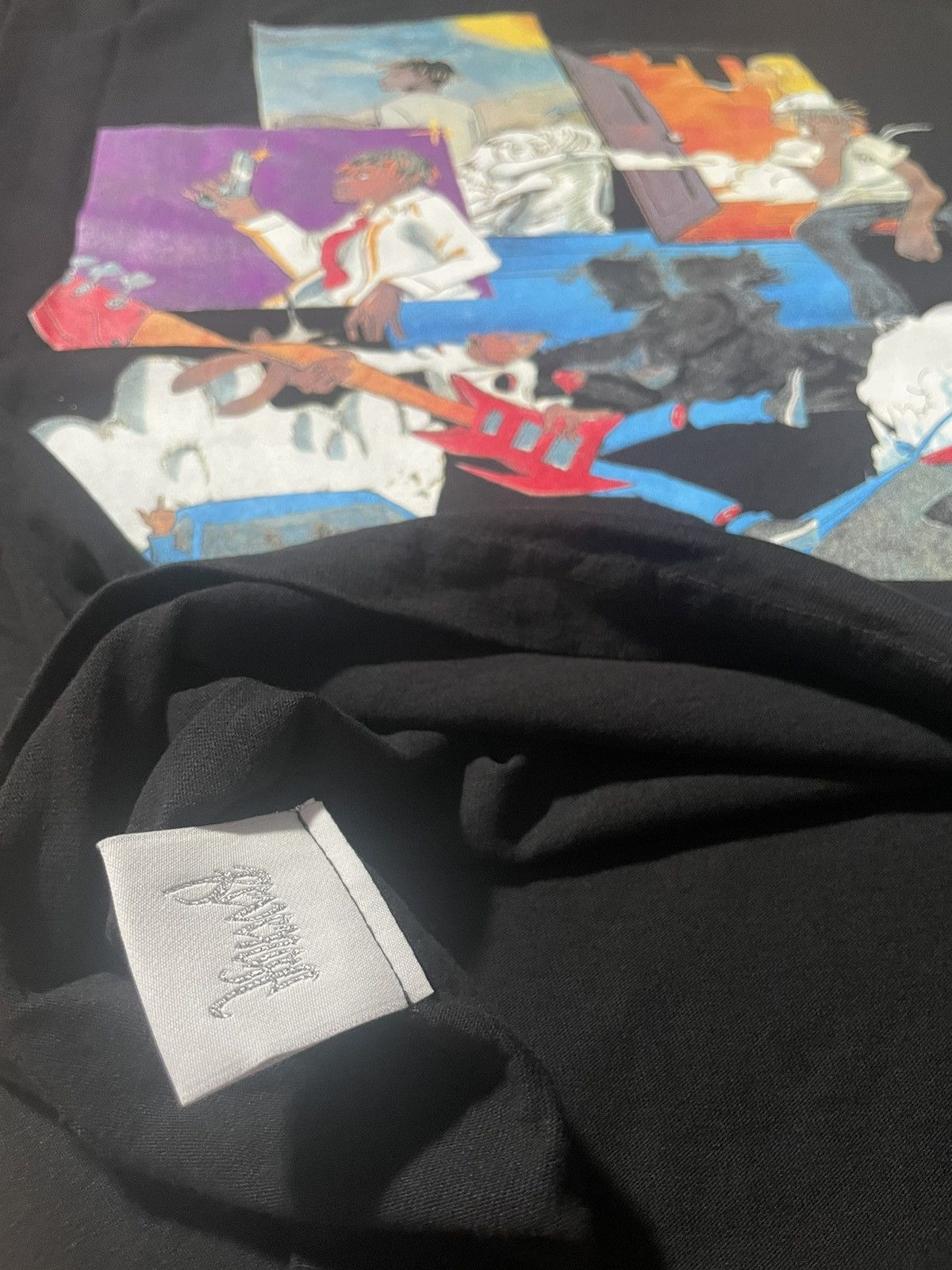 Revenge Burnout Tee Black