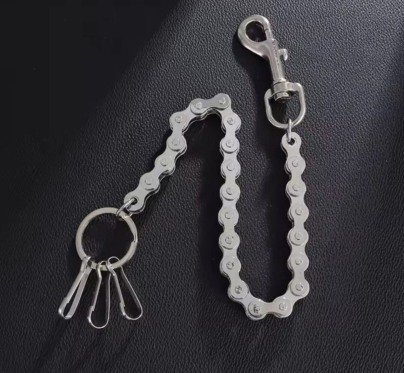 Jewelry 44cm Length Motorcycle Chain Wallet Waist Key chain Size ONE SIZE - 2 Thumbnail