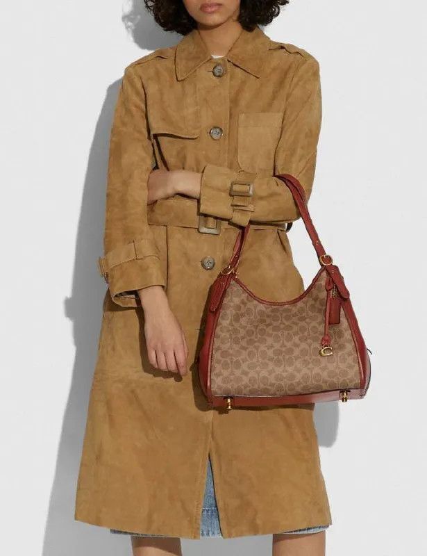 Coach COACH LORI SHOULDER BAG IN SIGNATURE CANVAS Size ONE SIZE - 19 Thumbnail