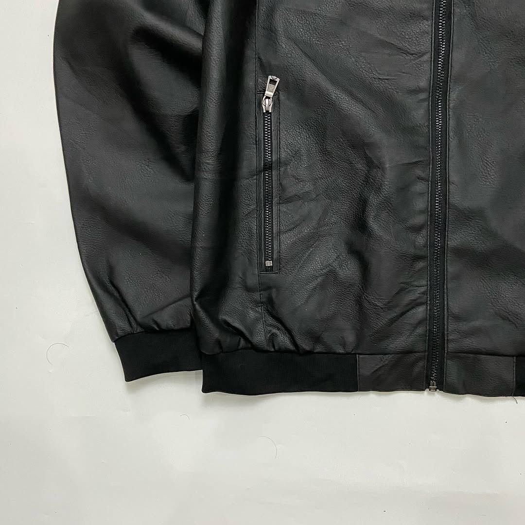 Genuine Leather Casual Bomber Leather Jacket Size US L / EU 52-54 / 3 - 4 Thumbnail