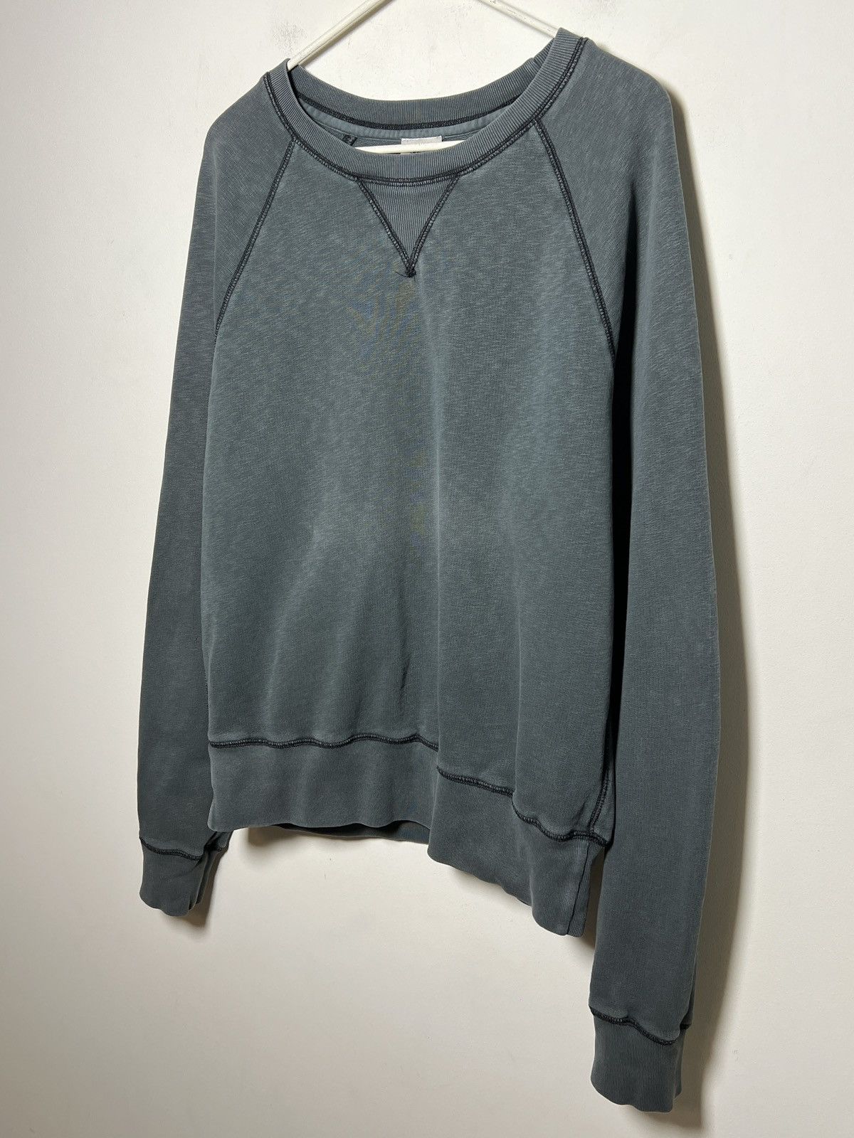 Acne Studios acne y2k washed green crewneck sweatshirt Size US M / EU 48-50 / 2 - 4 Thumbnail