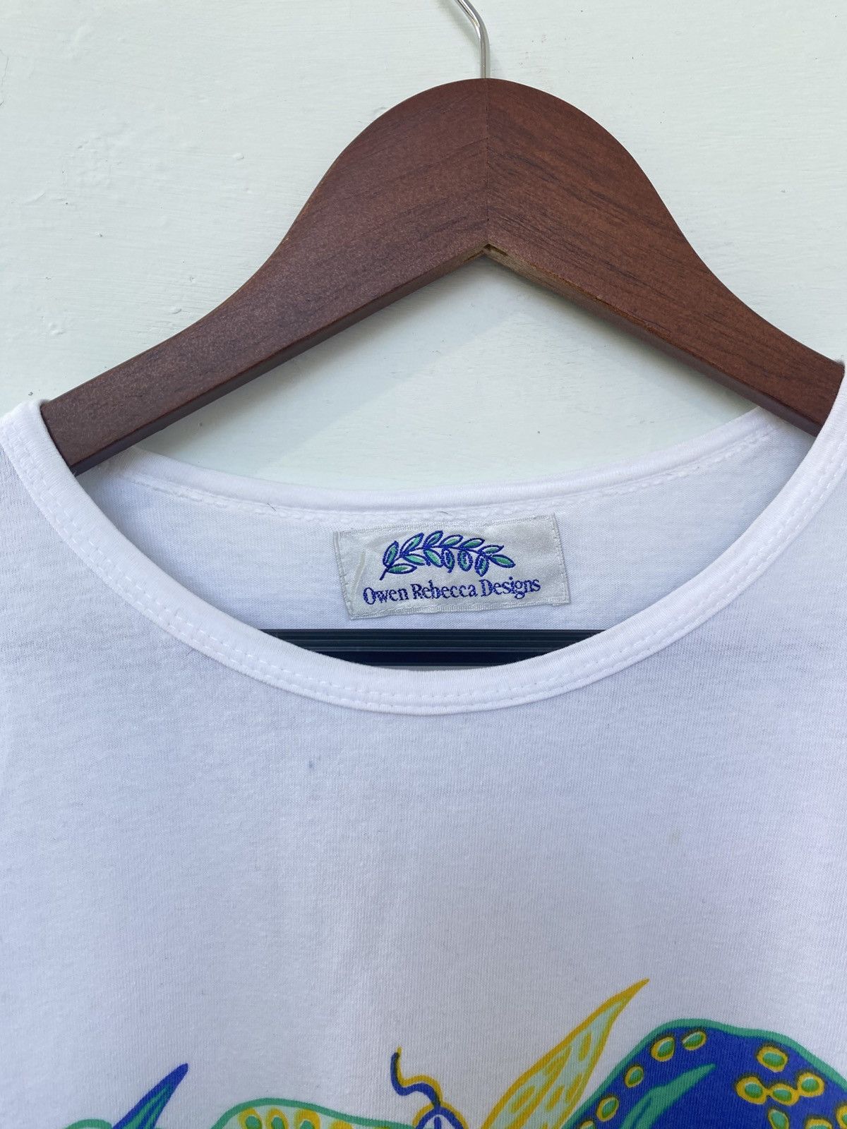 Vintage Vintage Owen Rebecca Designs Art T shirt Size US L / EU 52-54 / 3 - 3 Thumbnail