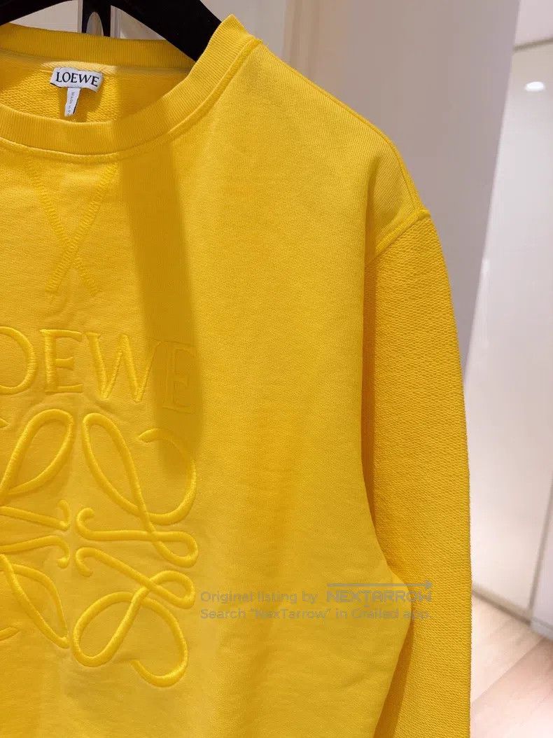 Loewe Loewe Embroidered Logo Yellow Patchwork Hoodie Size S / US 4 / IT 40 - 3 Thumbnail