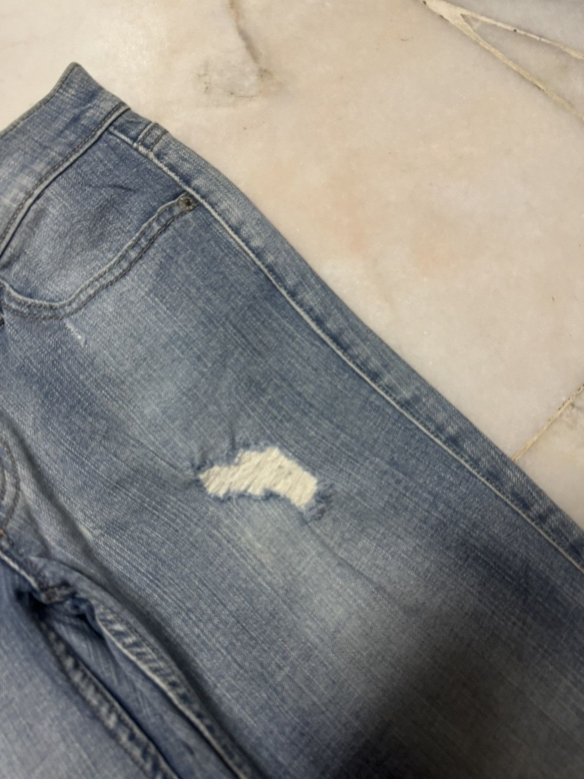 Levi's 💥BELL BOTTOM 90s💥TOO SUPERLOW 524 LEVI'S GRUNGE DISTRESS Size US 28 / EU 44 - 7 Thumbnail