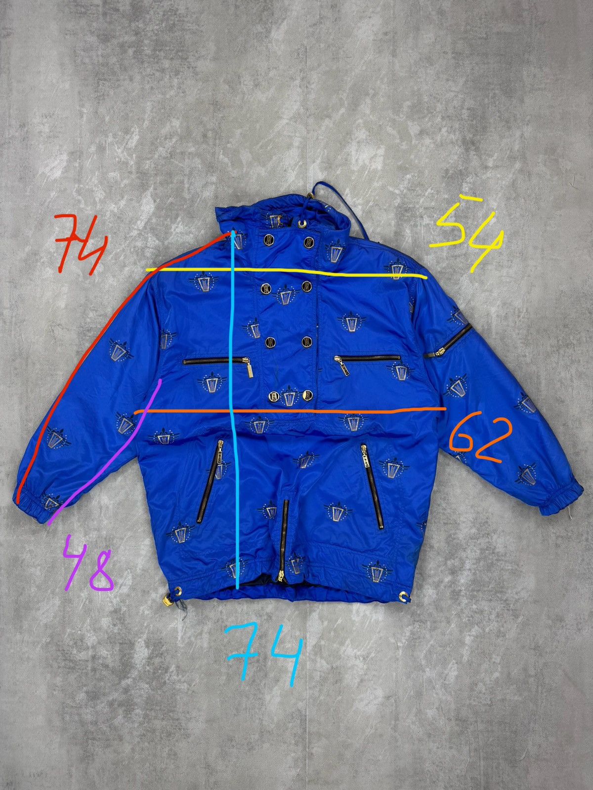 Other MDC vintge SKI jacket Womens snow winter funs half zip 90s Size M / US 6-8 / IT 42-44 - 12 Thumbnail