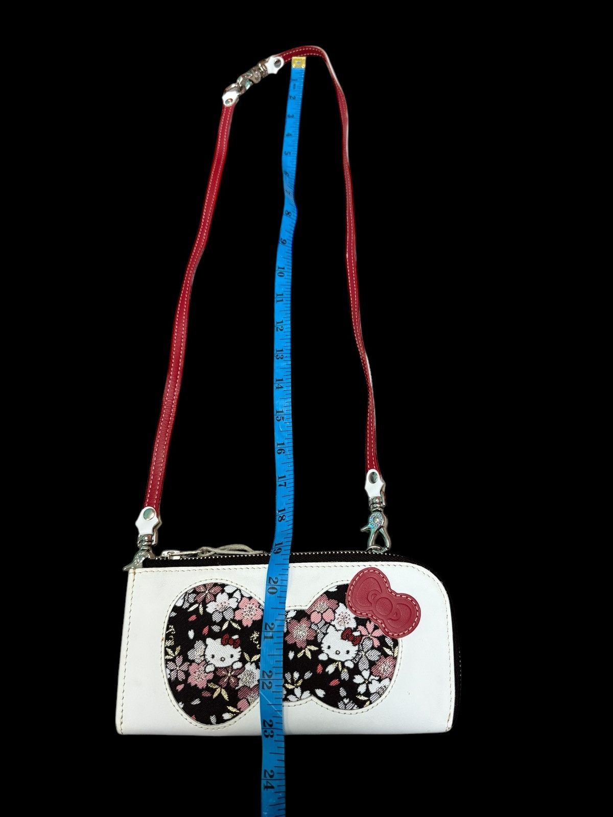 Cartoon Network HELLO KITTY WHITE LEATHER SHOULDER WALLET BAG Size ONE SIZE - 9 Thumbnail