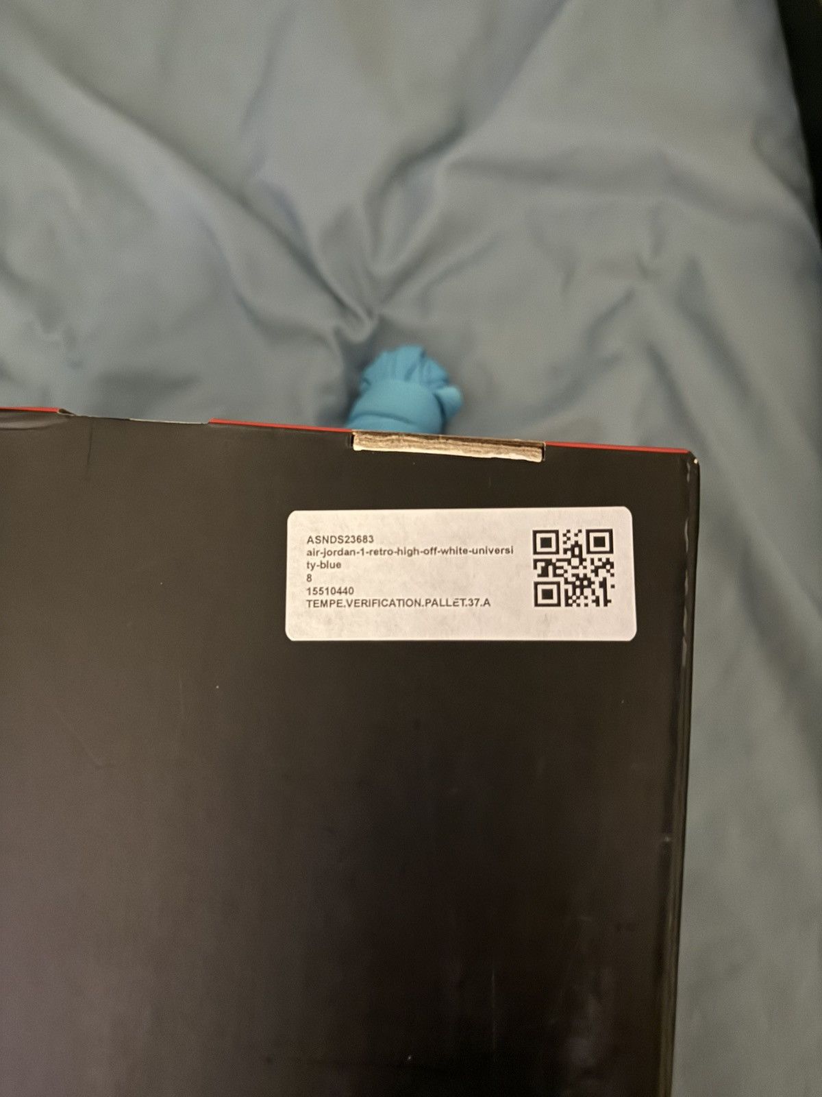 Jordan Brand × Nike × Off-White Jordan 1 retro high off-white university blue Size US 8 / EU 41 - 25 Thumbnail