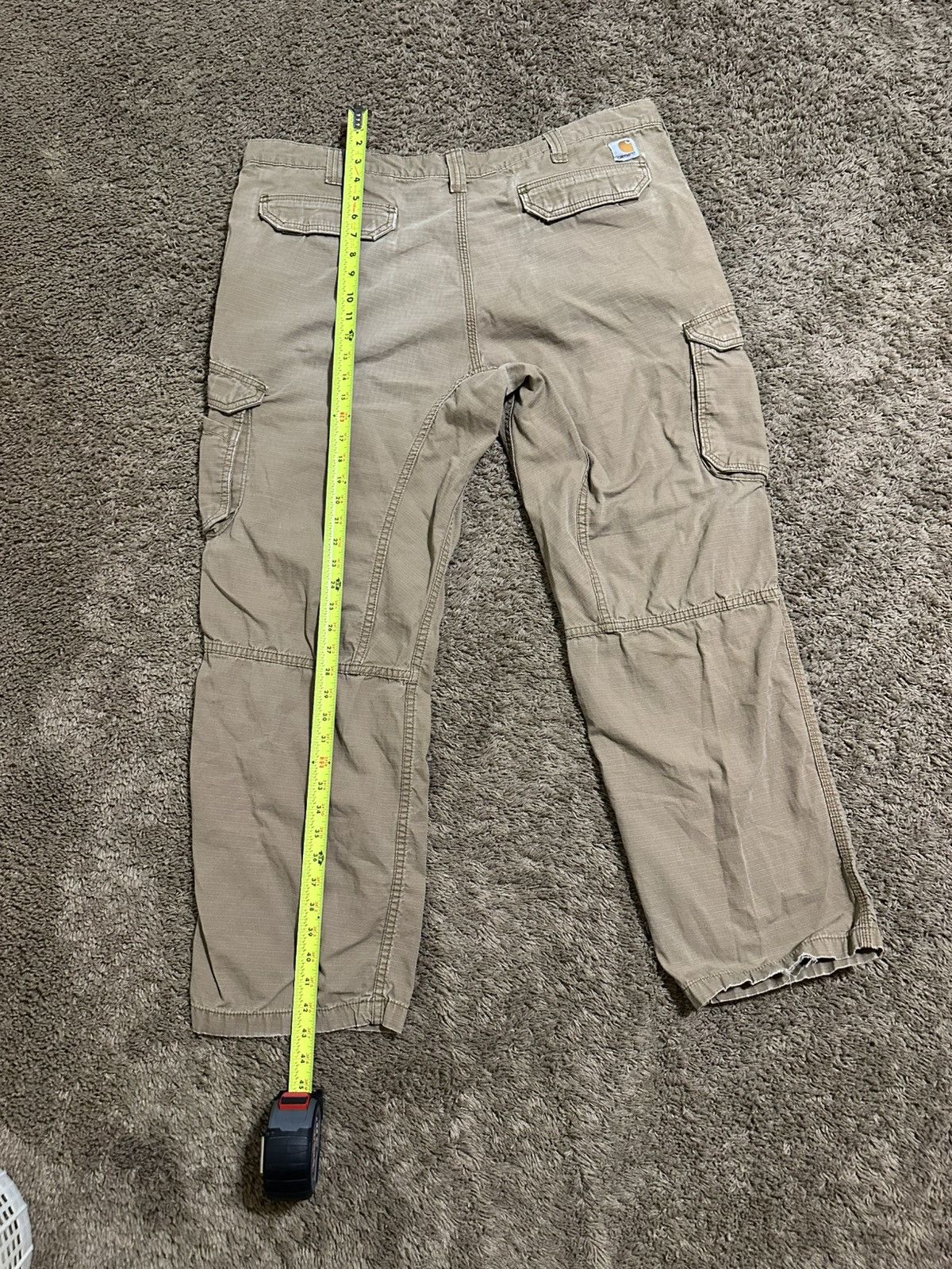 Carhartt Vintage Carhartt Cargo “big tan” pants 00s size 42x32 Size US 42 / EU 58 - 8 Thumbnail