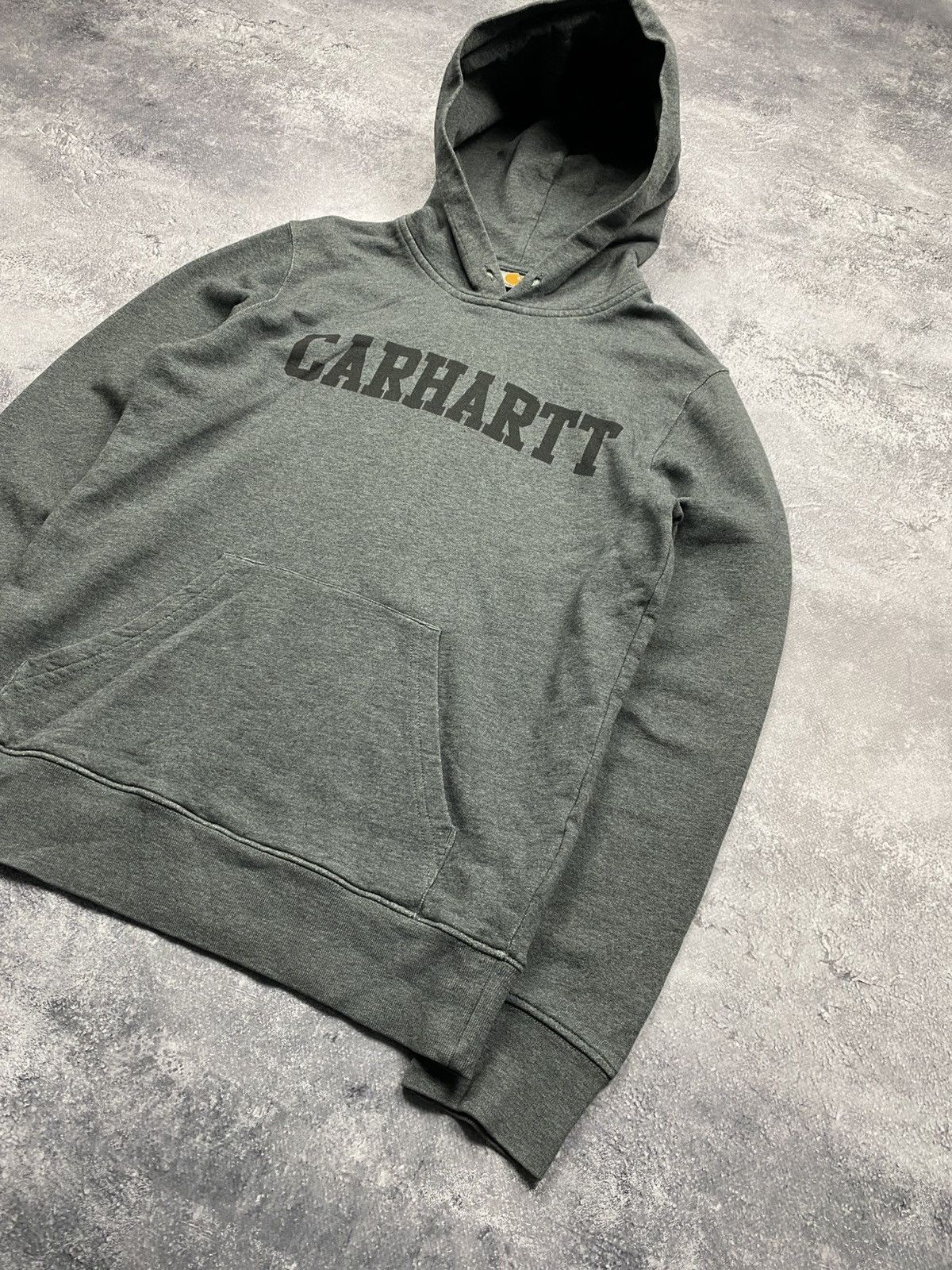 Carhartt Y2K Vintage Carhartt Hoodie Spellout Logo Rare Sweatshirt Size US XS / EU 42 / 0 - 5 Thumbnail