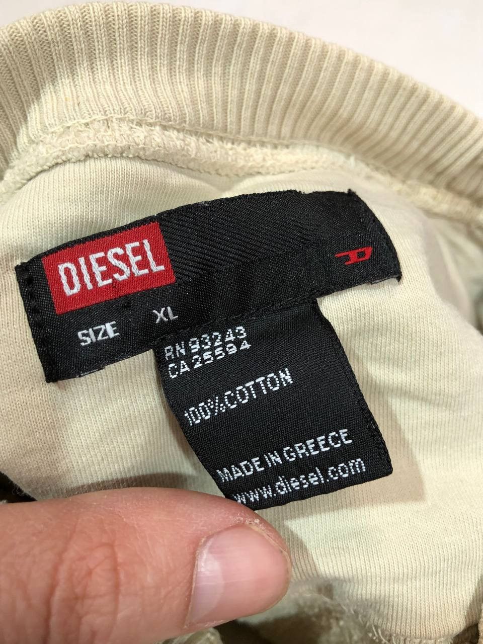 Diesel Diesel Keep Frozen Sweatshirt Vintage Size US XL / EU 56 / 4 - 7 Thumbnail