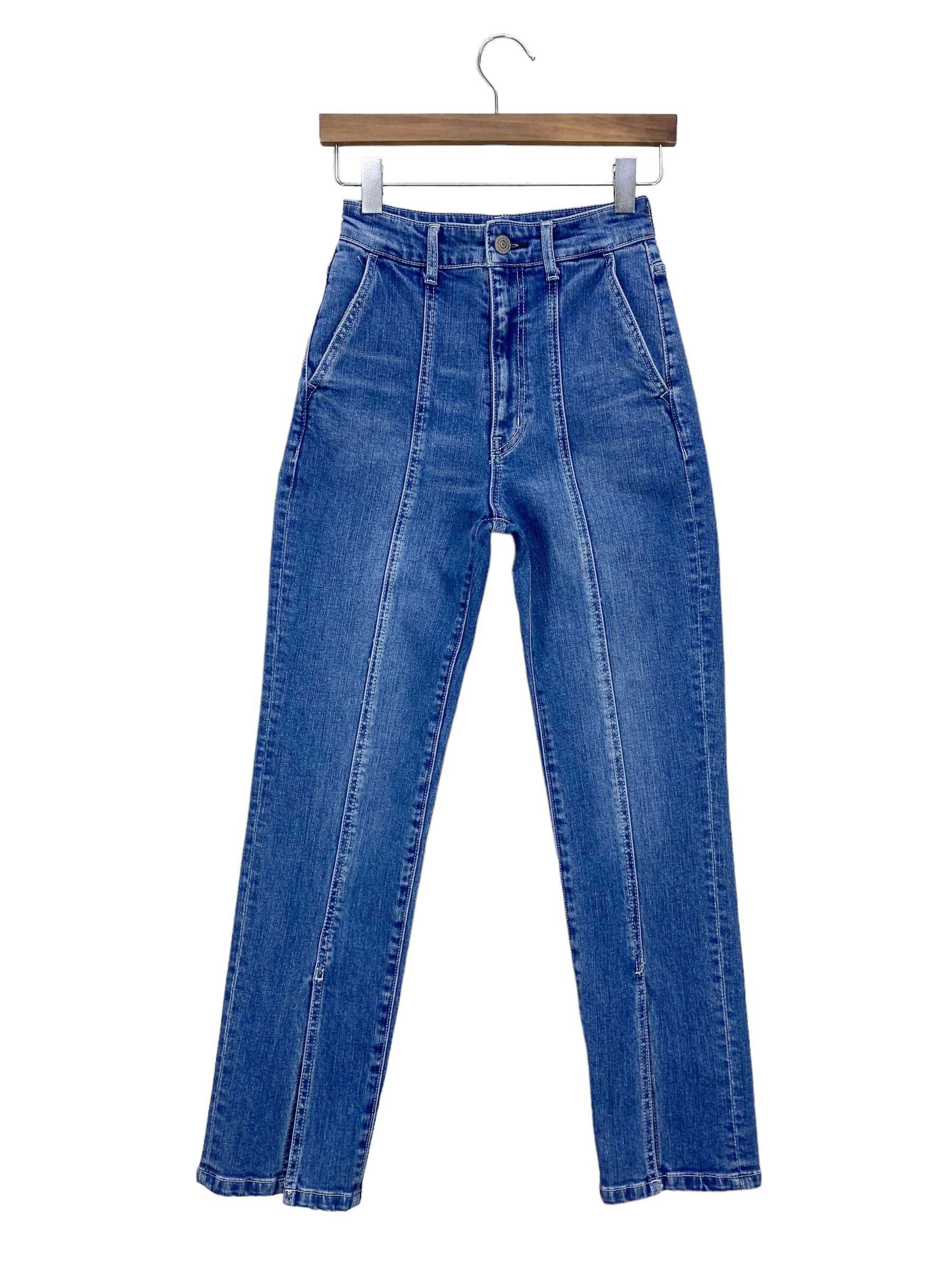 image of Azul By Moussy Jeans Skinny Jeans High Rise Jeans in Blue, Women's (Size 23)