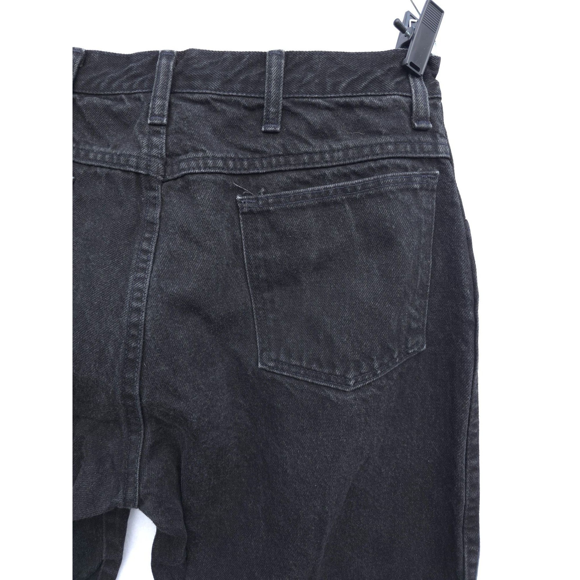 Vintage Vintage 1990s LEGENDARY GOLD Black Jeans 34x30 100% Cotton Size US 34 / EU 50 - 7 Thumbnail