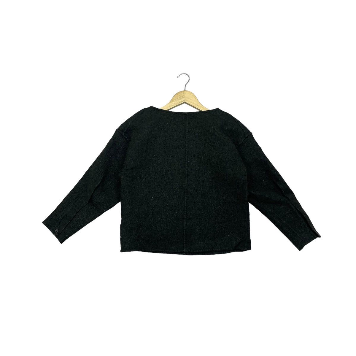 Japanese Brand × Lemaire × Uniqlo Uniqlo X Lemaire Collar Less Jacket Size S / US 4 / IT 40 - 1 Thumbnail