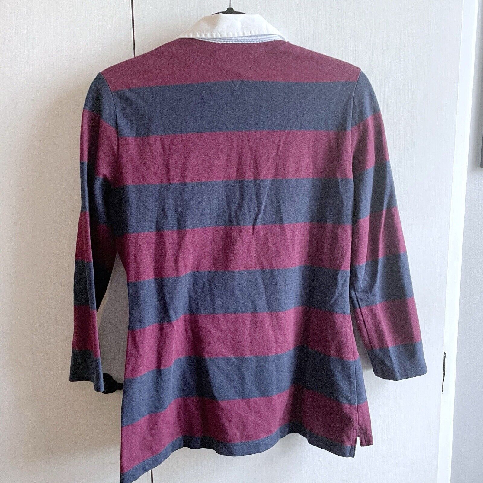 Tommy Hilfiger Tommy Hilfiger Rugby Polo Shirt Women’s M Ruffles Striped Size M / US 6-8 / IT 42-44 - 5 Thumbnail