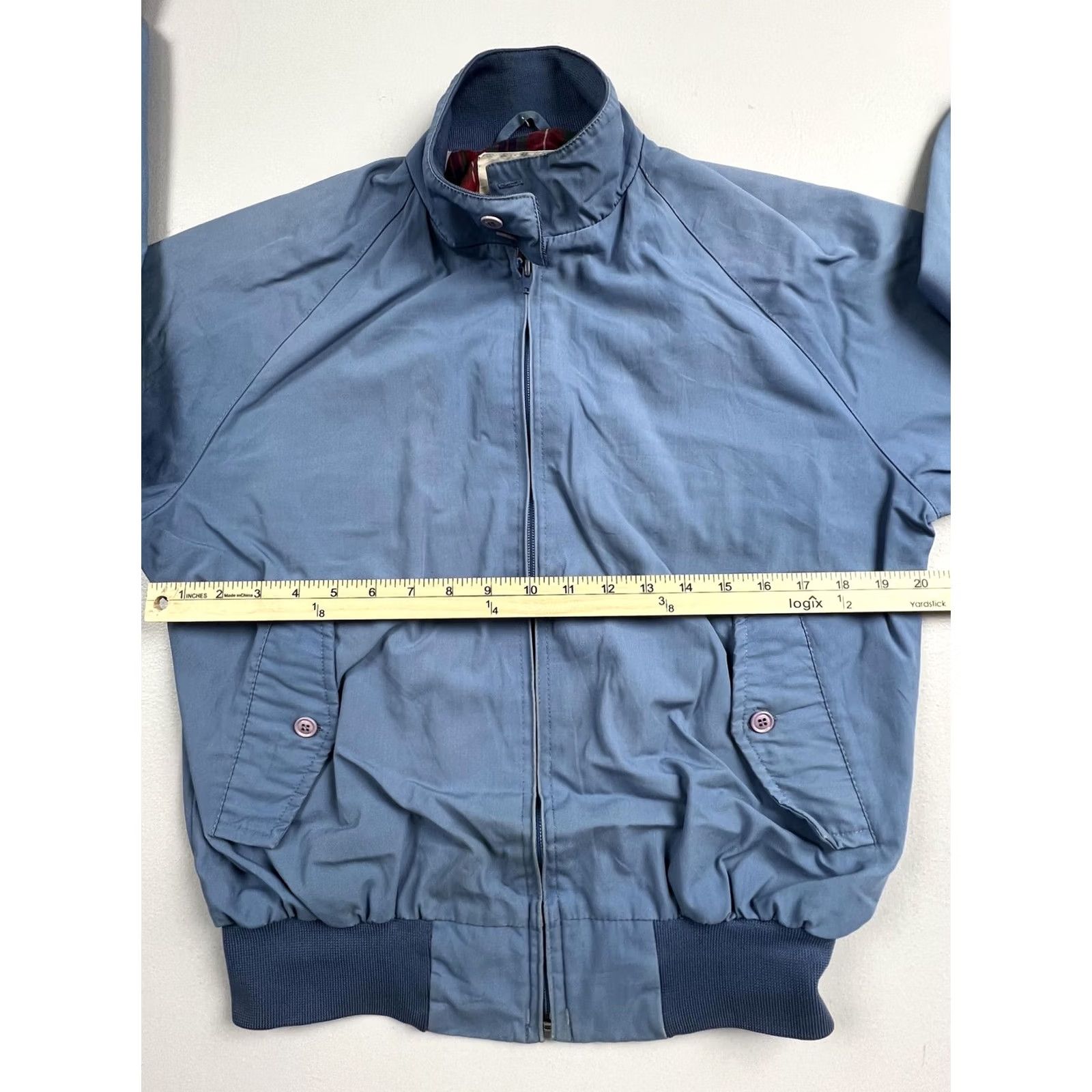 Vintage VINTAGE Arnie Jacket Mens M Blue Bomber Full Zip Plaid Hong Kong Size US M / EU 48-50 / 2 - 6 Thumbnail