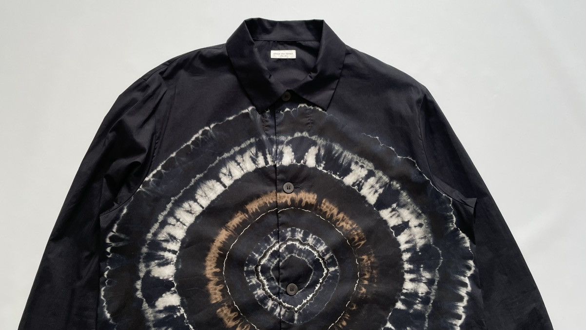 Dries Van Noten A/W 19 ‘Iris’ Tie Dye Print Shirt Size US M / EU 48-50 / 2 - 2 Thumbnail