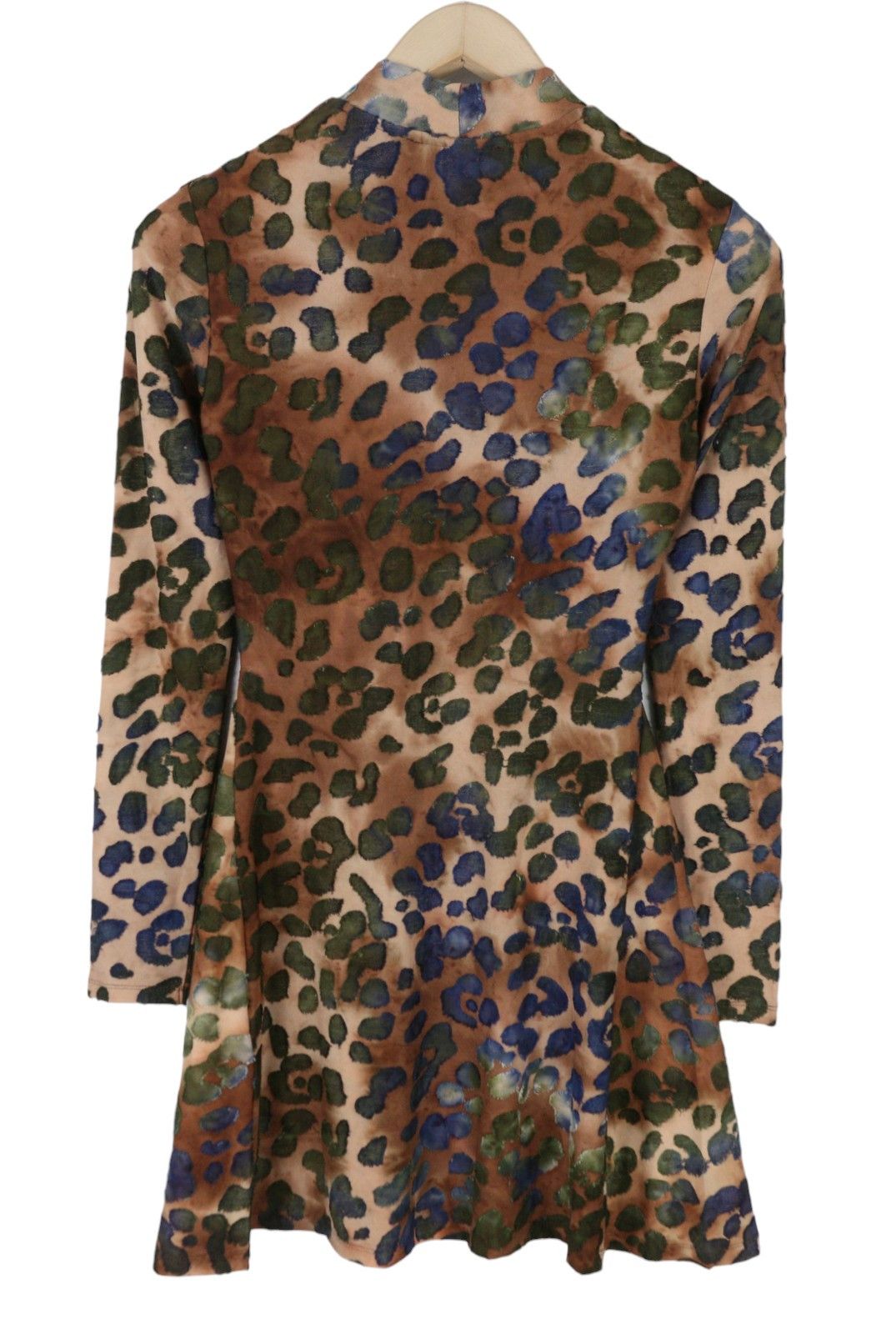 Desigual VEST FELINA S Brown Animal Print Dress 89018 Size S / US 4 / IT 40 - 5 Thumbnail
