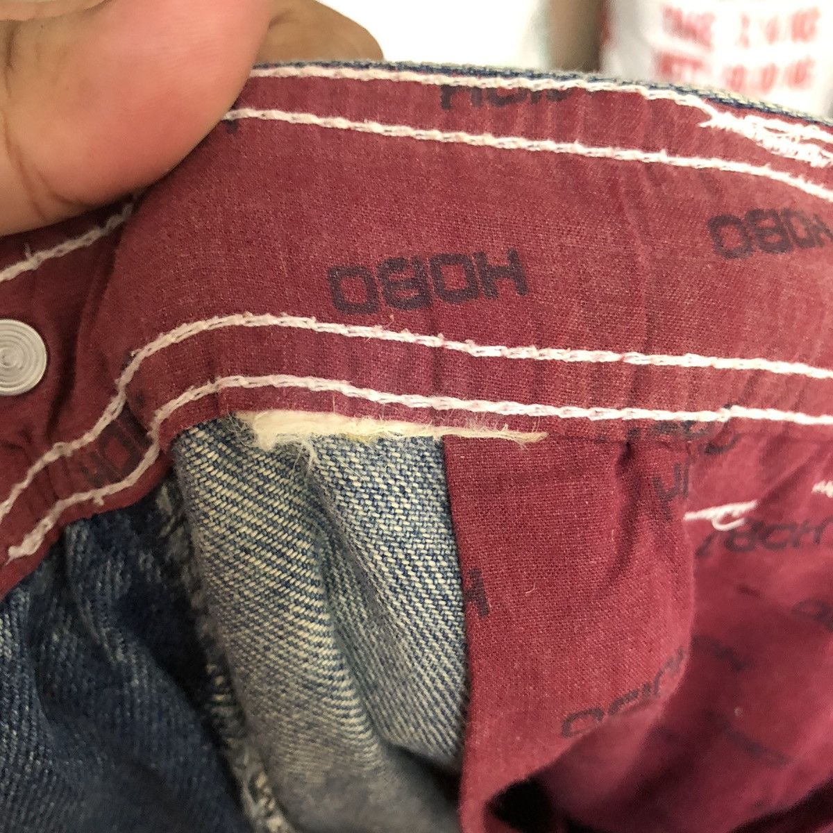 Hobo Hobo Blue Denim utility Cargo Multipocket Pants #A433 Size US 30 / EU 46 - 25 Thumbnail