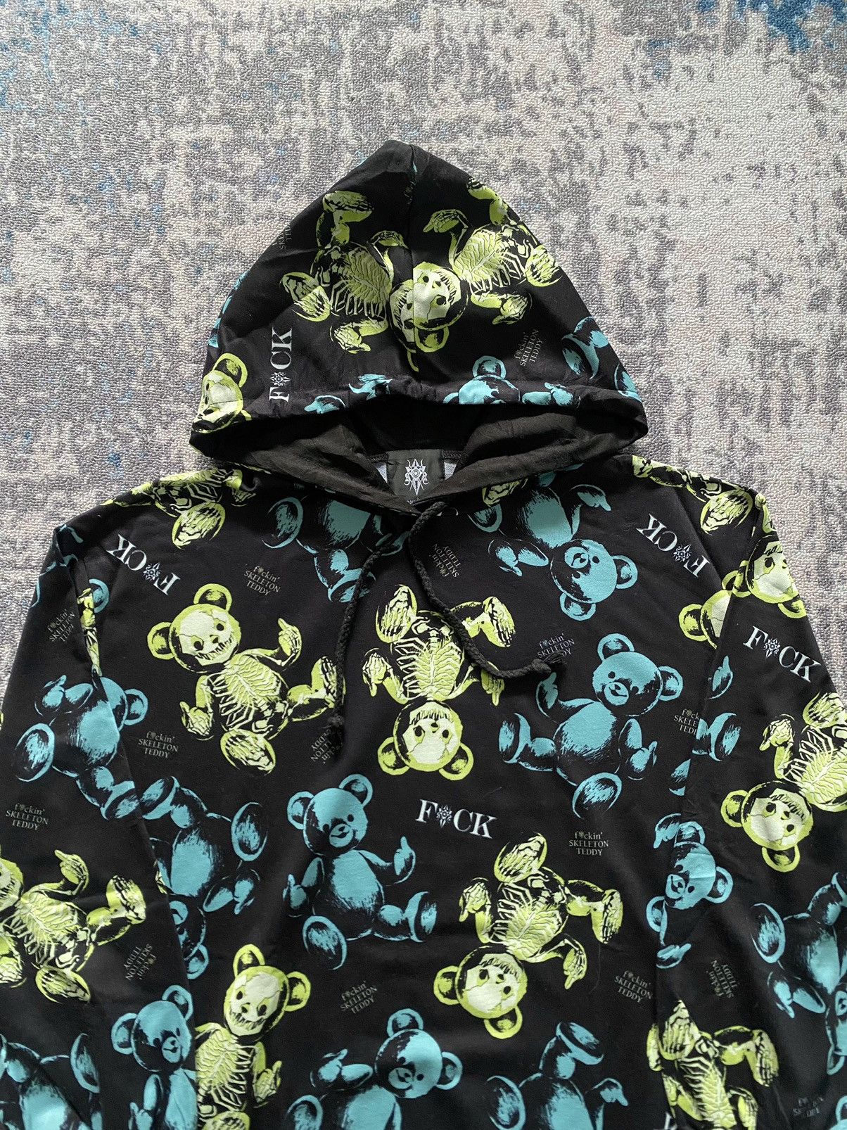 Hysteric Glamour × If Six Was Nine × Japanese Brand Japanes Drug Honey Skeleton Teddy Hoodie Size US L / EU 52-54 / 3 - 3 Thumbnail