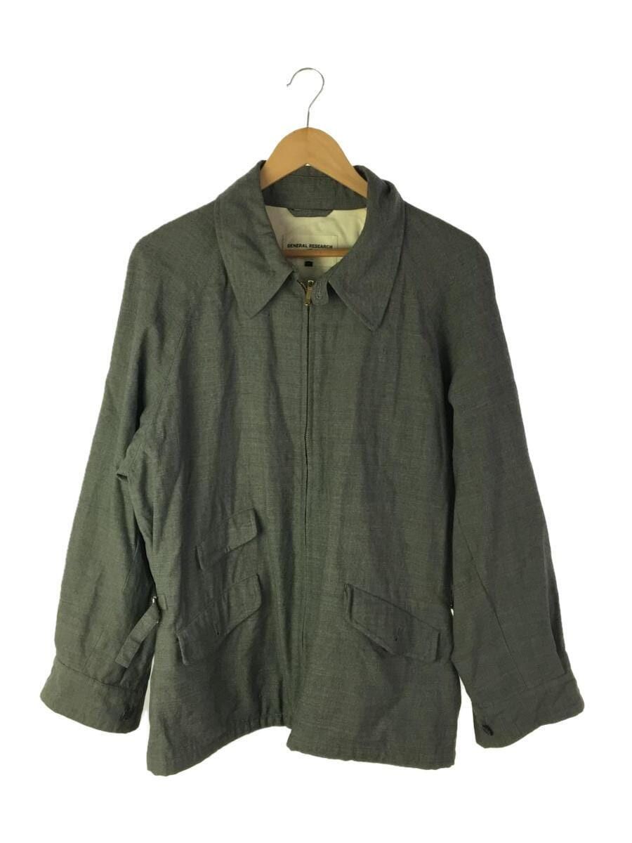 image of General Research 1997 Wool Zip Jacket in Grey, Men's (Size Large)
