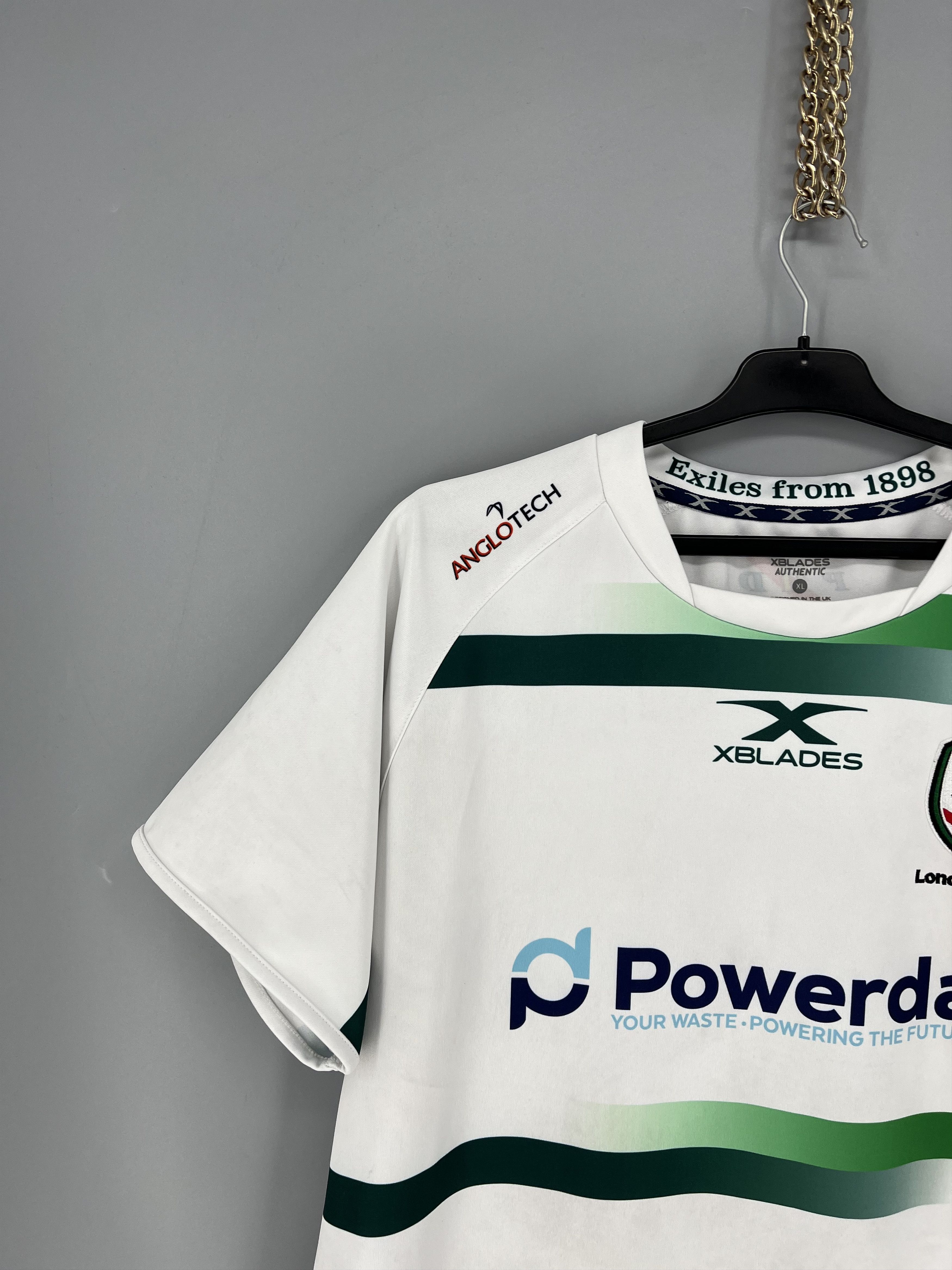Vintage London Irish XBlades Rugby Jersey Powerday Size US XL / EU 56 / 4 - 4 Thumbnail
