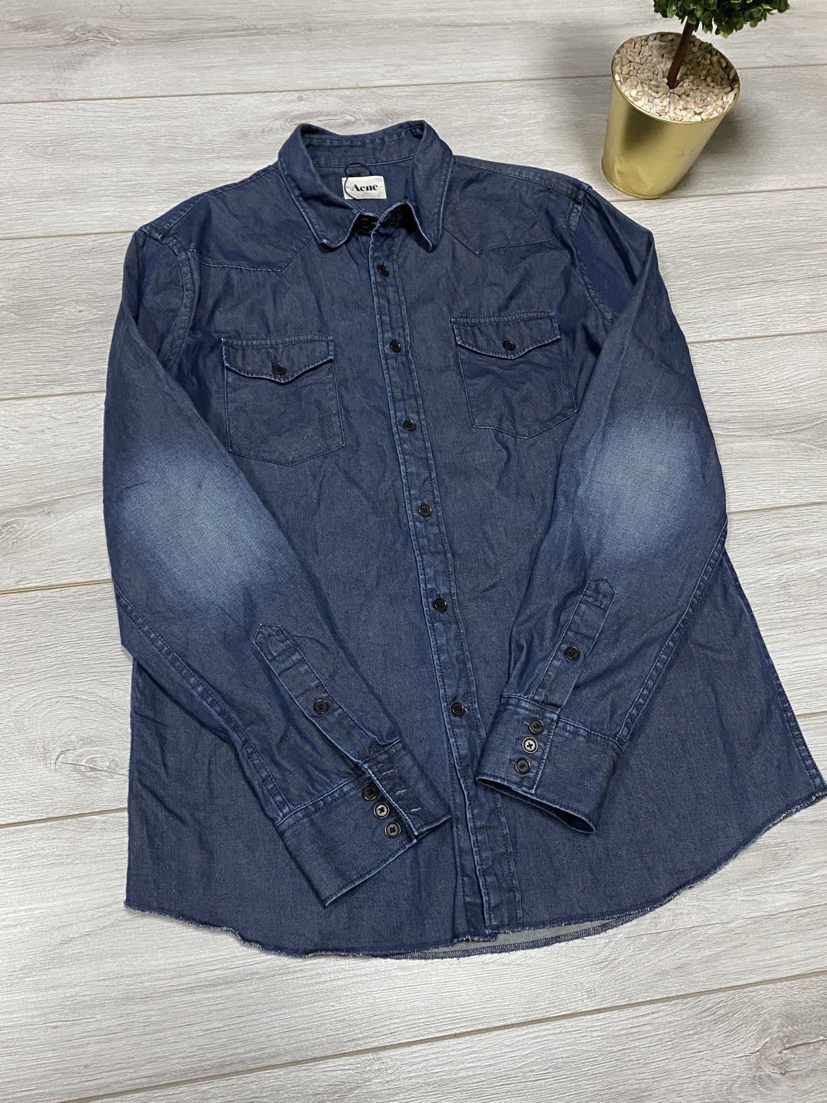 Acne Studios Acne Denim Shirt Texas SS12 Size US L / EU 52-54 / 3 - 7 Thumbnail