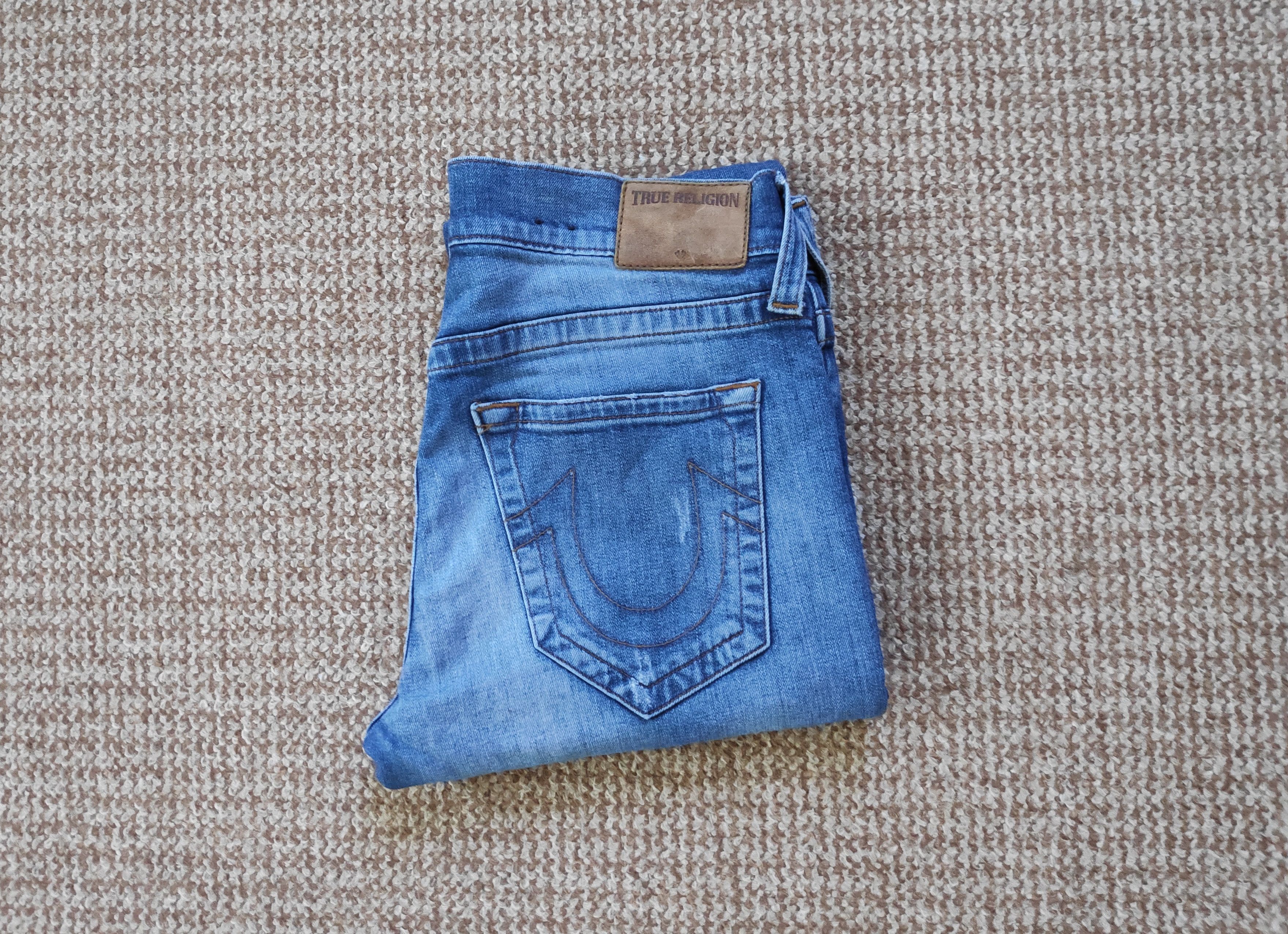 True Religion True Religion Kurt Slim Denim Jeans Distressed made in Italy Size US 32 / EU 48 - 3 Thumbnail