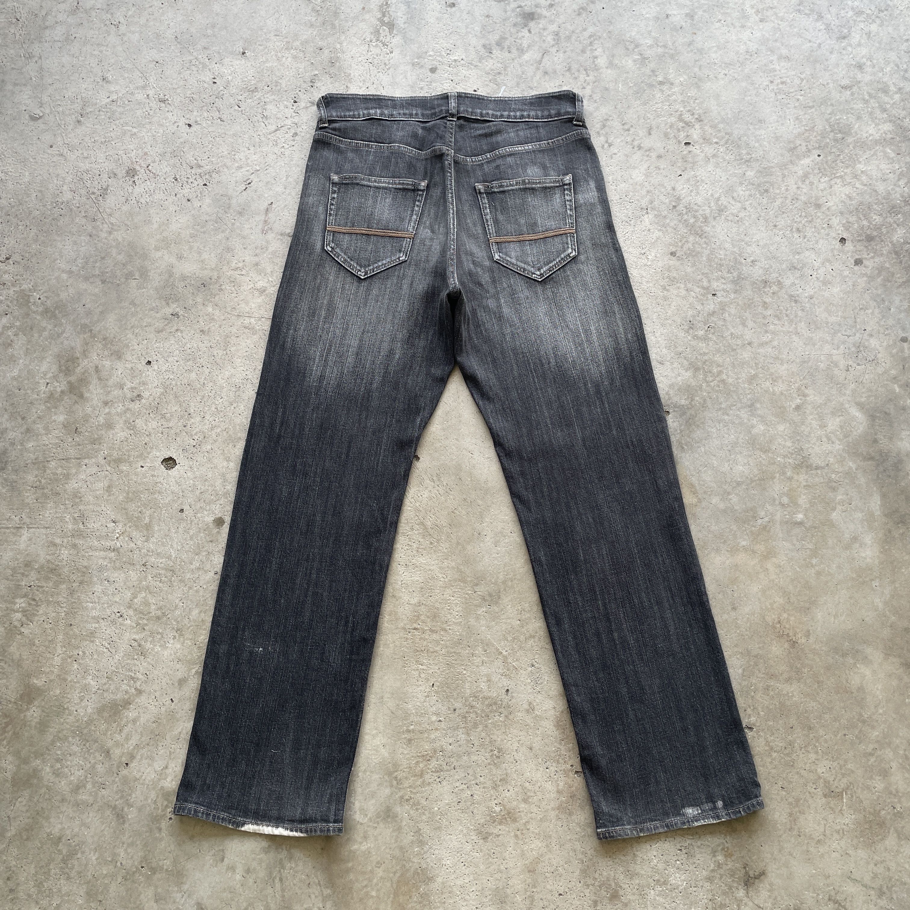 Japanese Brand W31x30 Vintage Japanese Black Denim Faded Jeans Pants Size US 31 - 11 Thumbnail