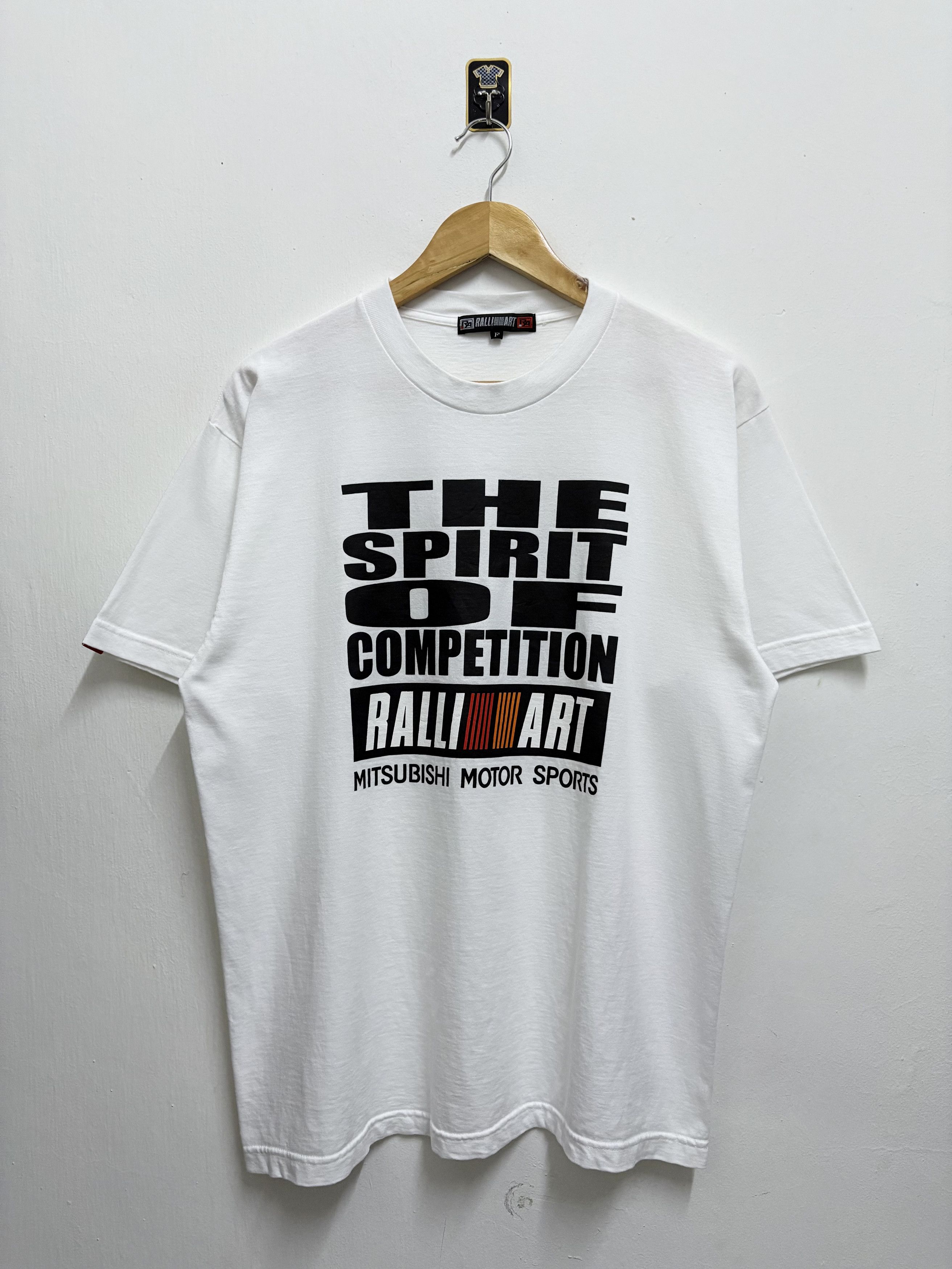 Japanese Brand × Vintage Vintage 90's Ralli-Art Mitsubishi Motor Sports T-Shirt Size US L / EU 52-54 / 3 - 1 Thumbnail