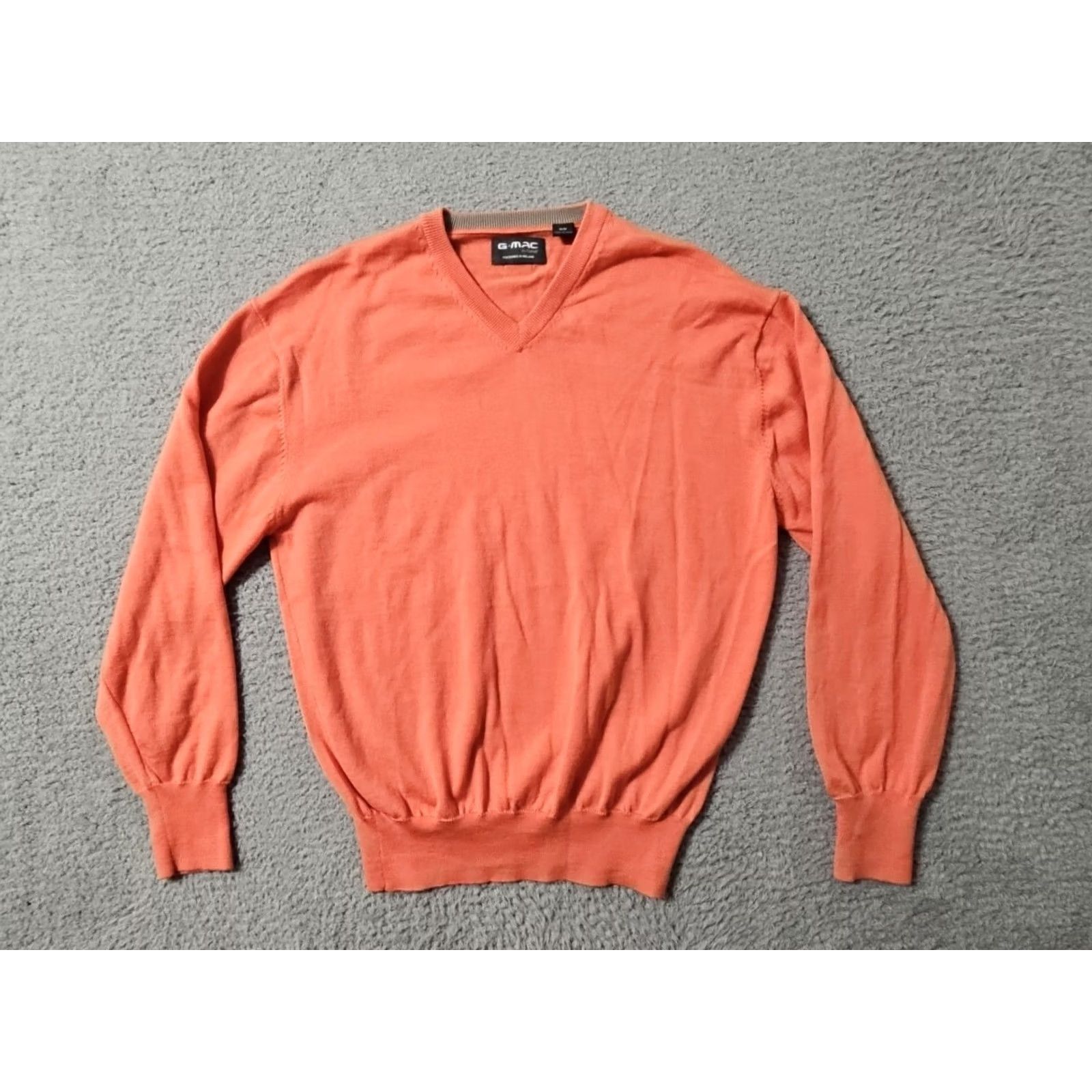 Vintage Kartel Sweater V Neck Pink Adult Medium Golf Wool Mens Size US M / EU 48-50 / 2 - 5 Thumbnail