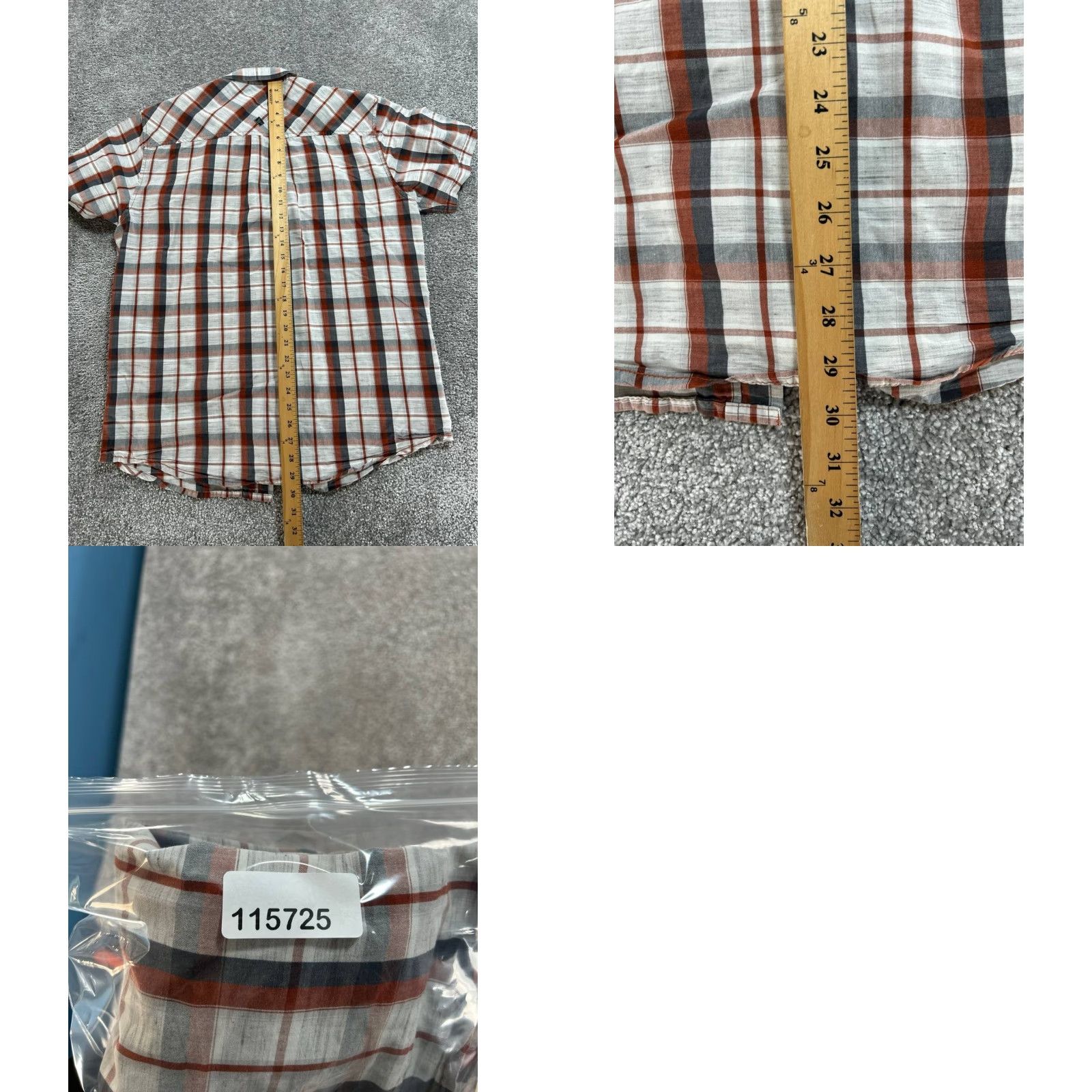 Prana prAna Shirt Mens Large Multicolor Plaid Cotton Pocket Button-Up Casual Outdoor Classic Modern Size US L / EU 52-54 / 3 - 8 Thumbnail