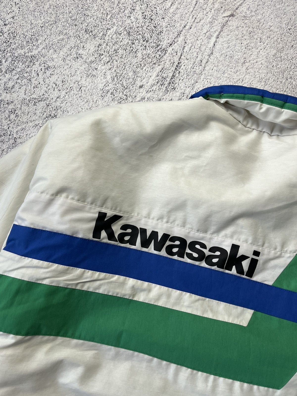 Vintage RARE Kawasaki Moto Y2K Racing Rider Naked Jacket Size US M / EU 48-50 / 2 - 25 Thumbnail
