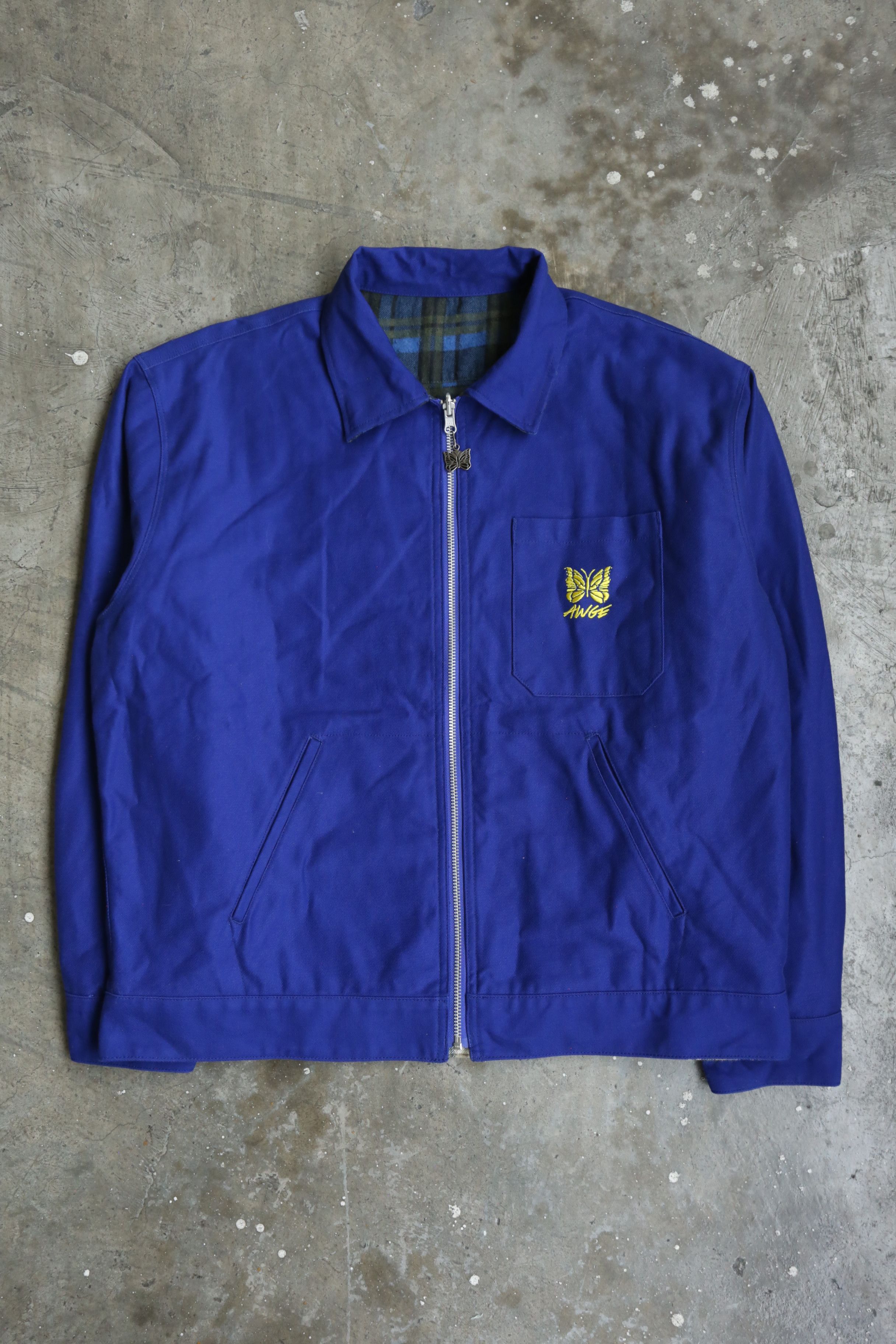 AWGE × Needles Needles - AWGE - F/W 21 - Reversible Work Jacket Size US M / EU 48-50 / 2 - 2 Thumbnail